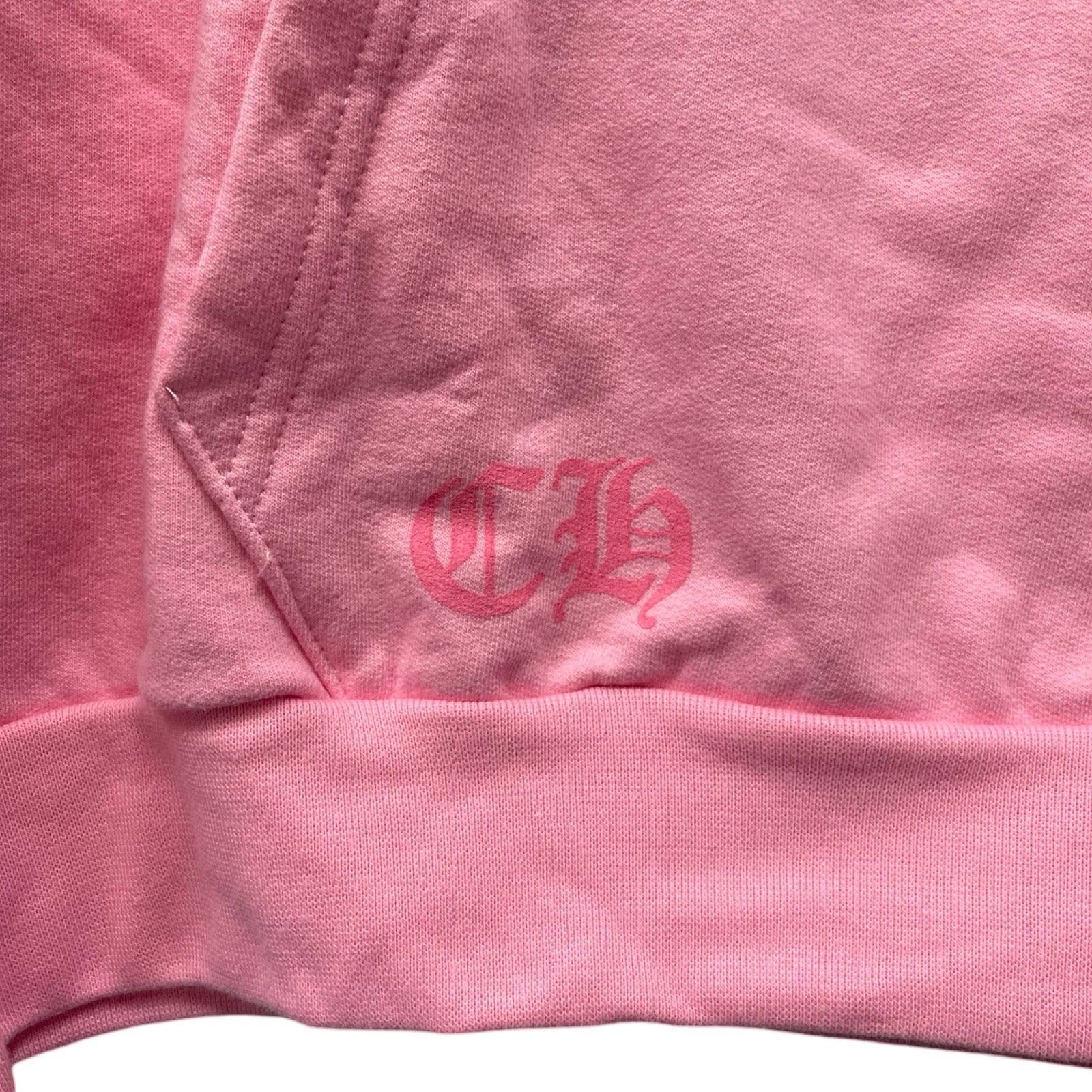 CHROME HEARTS Back Arch Logo USA Pullover Hoodie Size S