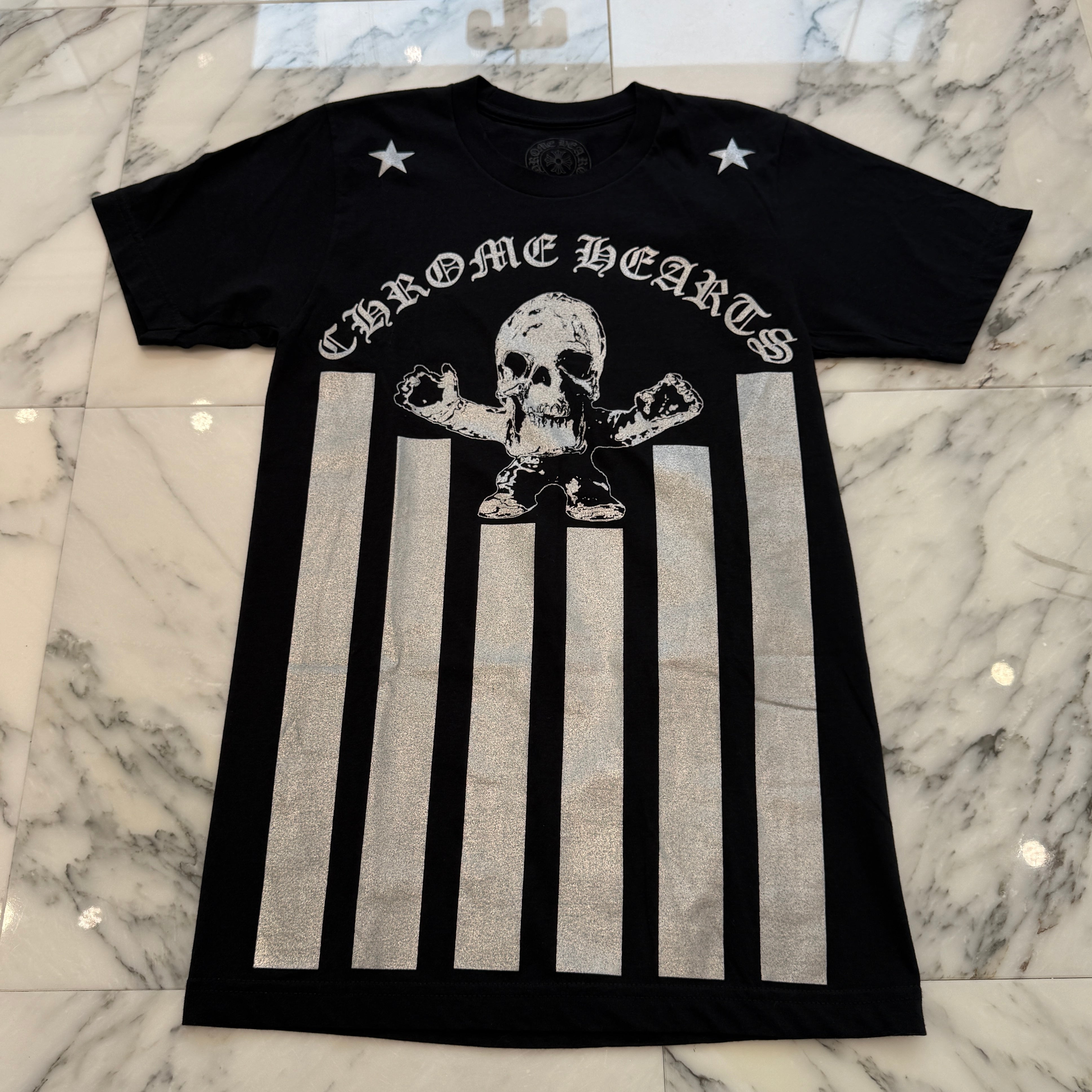 CHROME HEARTS Silver FOTI Harris Tee Size S クロムハーツ シルバー フォティ ハリス Tシャツ サイズS
