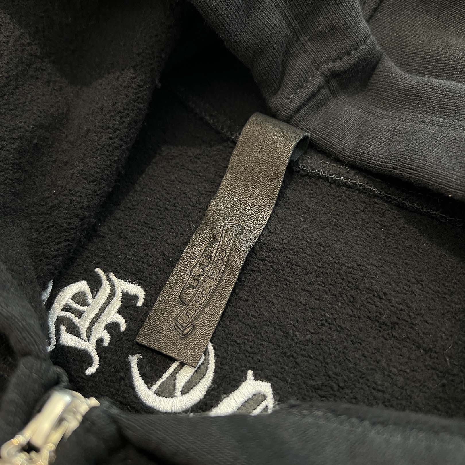 CHROME HEARTS Y NOT King Taco 3 Cemetery Cross Zip Up Hoodie Size L クロムハーツ ワイノット キングタコ 3セメタリークロス ジップアップフーディー サイズL