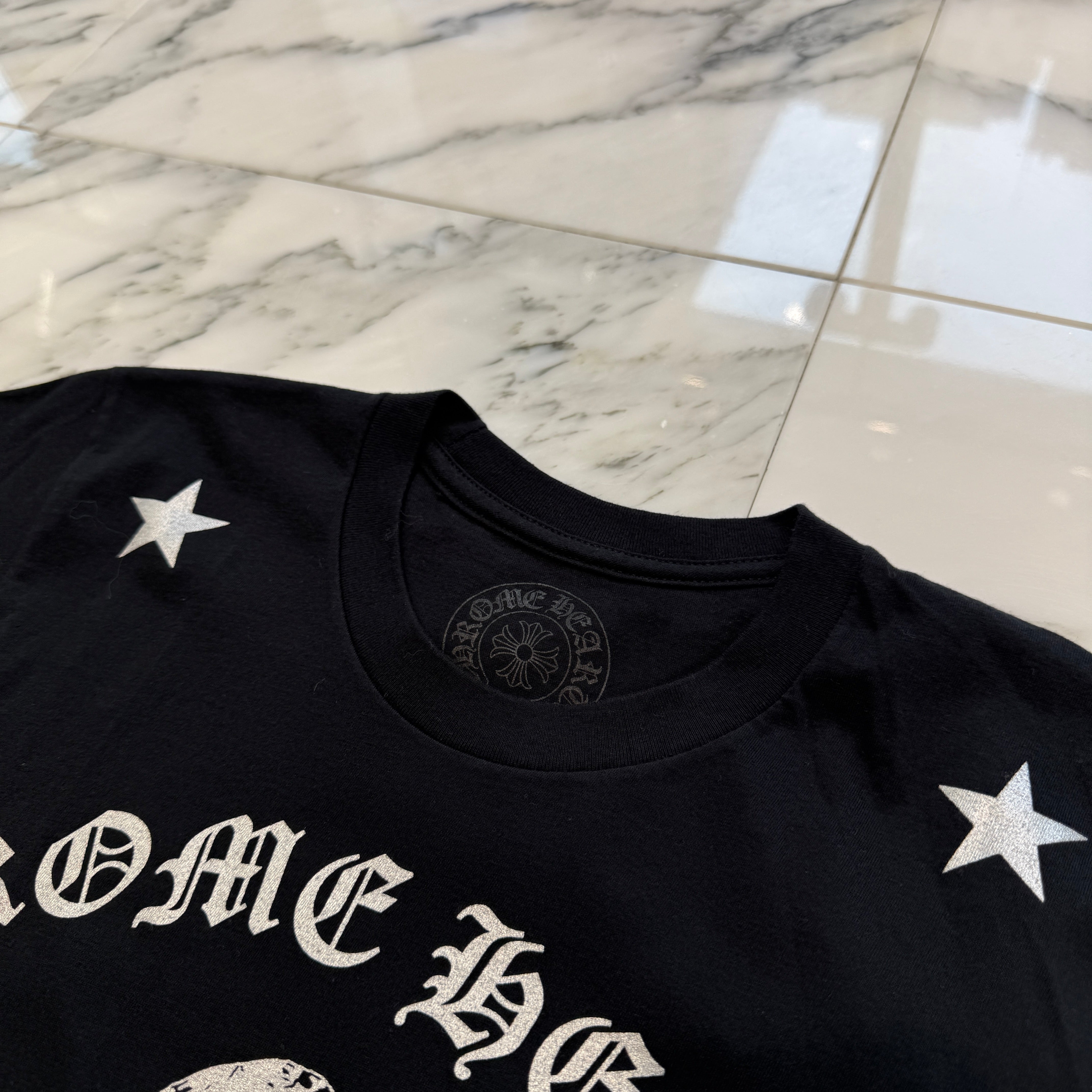 CHROME HEARTS Silver FOTI Harris Tee Size S クロムハーツ シルバー フォティ ハリス Tシャツ サイズS