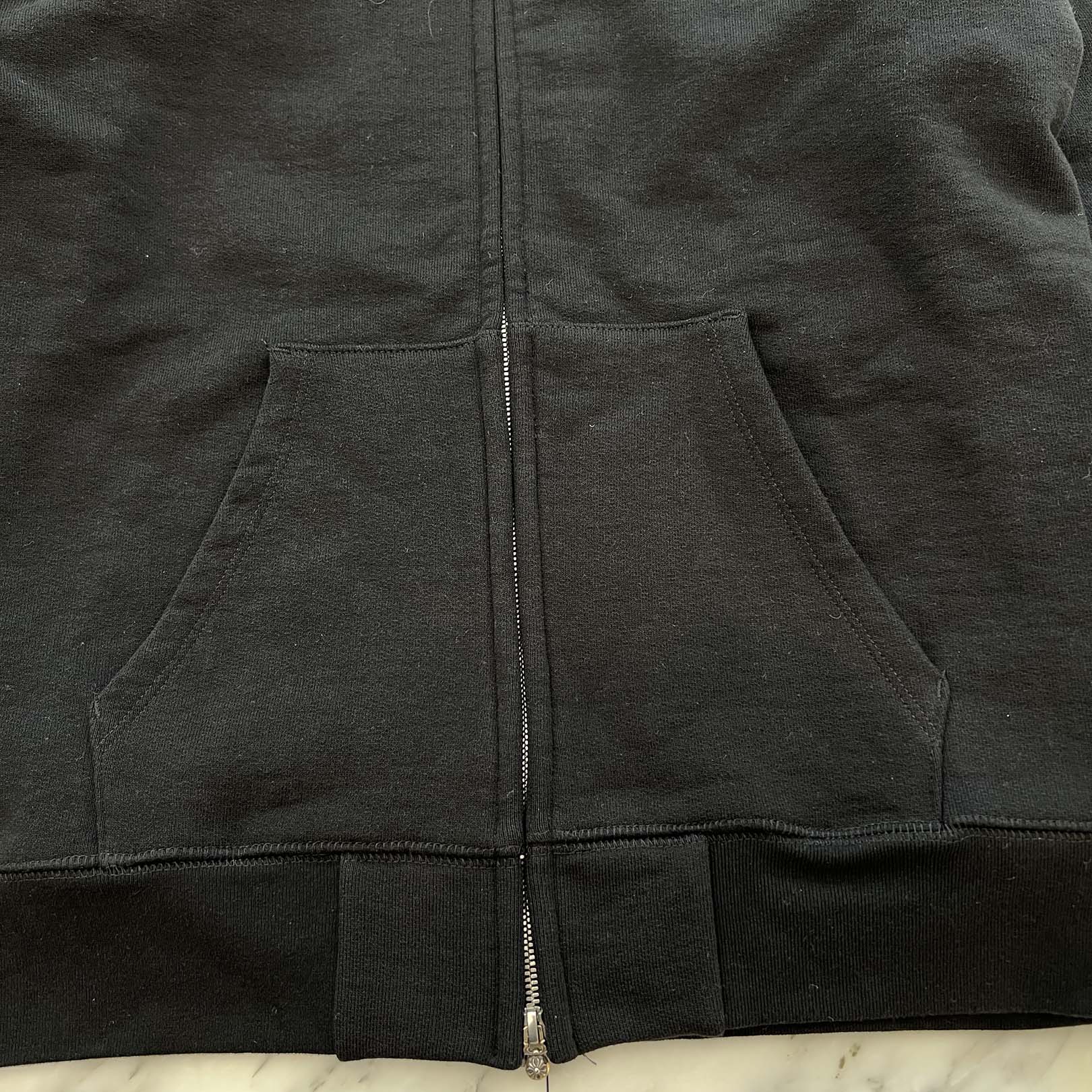 CHROME HEARTS Y NOT King Taco 3 Cemetery Cross Zip Up Hoodie Size L クロムハーツ ワイノット キングタコ 3セメタリークロス ジップアップフーディー サイズL