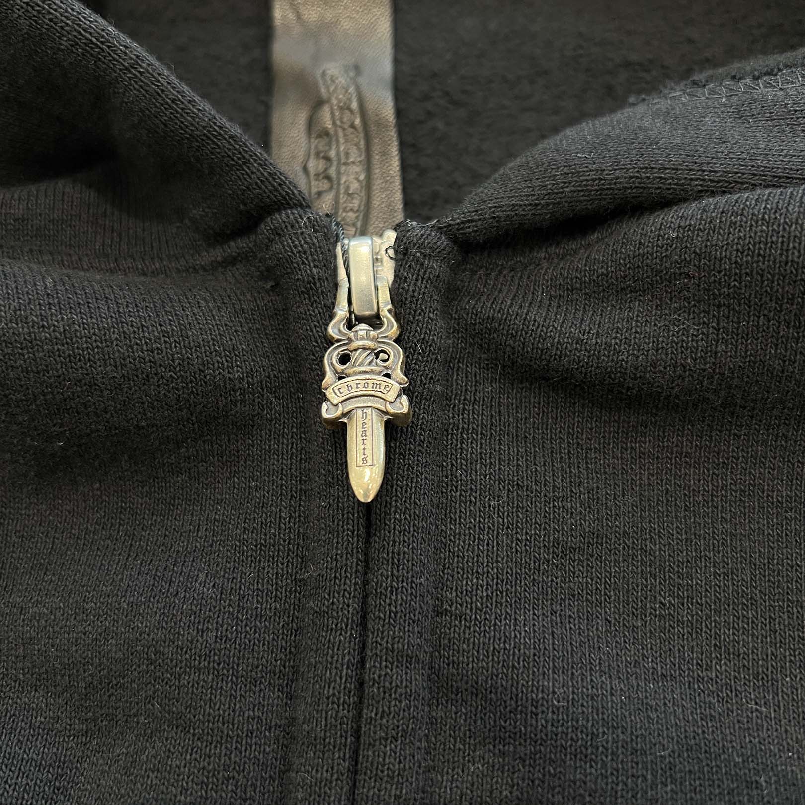 CHROME HEARTS Y NOT King Taco 3 Cemetery Cross Zip Up Hoodie Size L クロムハーツ ワイノット キングタコ 3セメタリークロス ジップアップフーディー サイズL