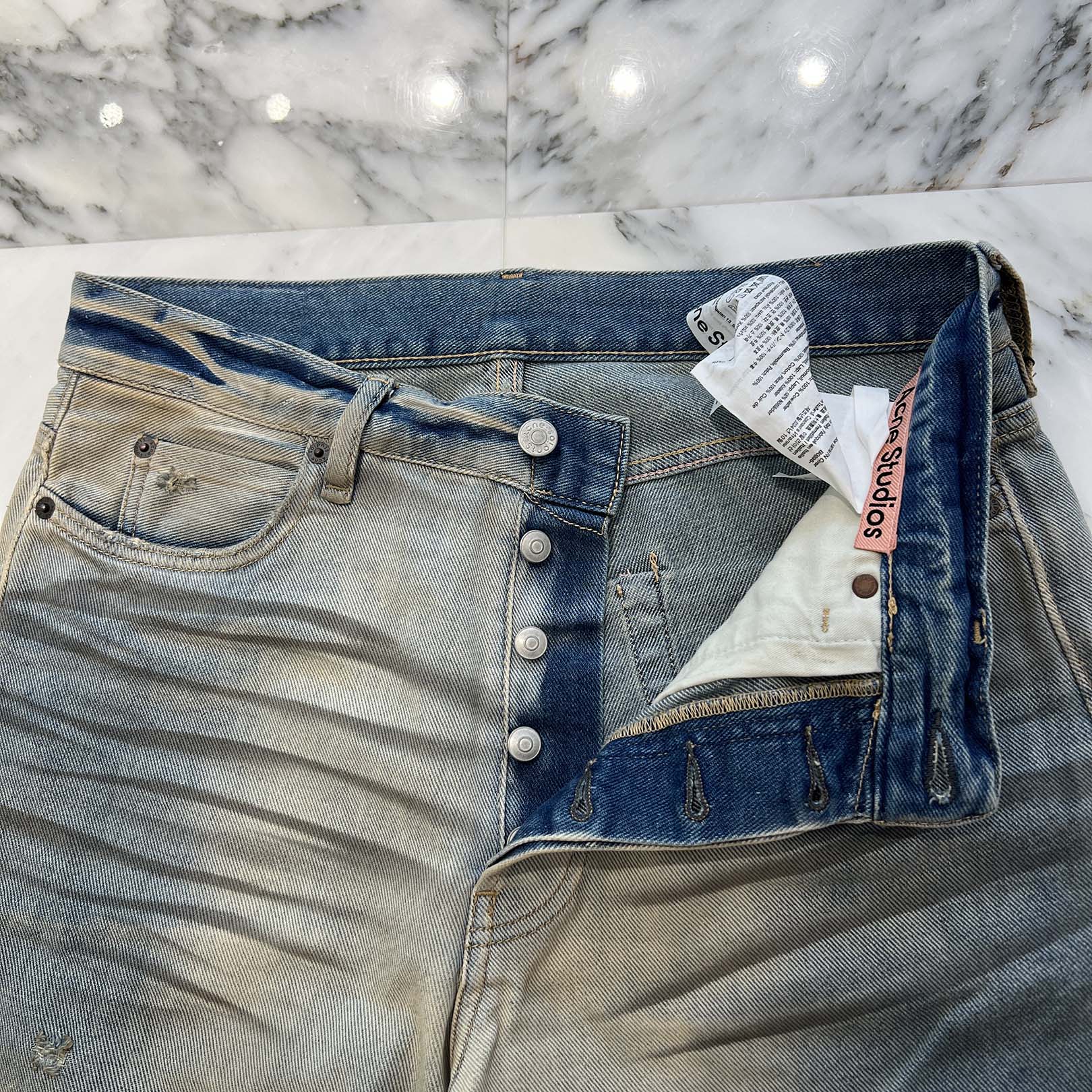 Acne Studios 2025SS 1981M Baggy Fit Jeans B00395 Size 46 アクネ