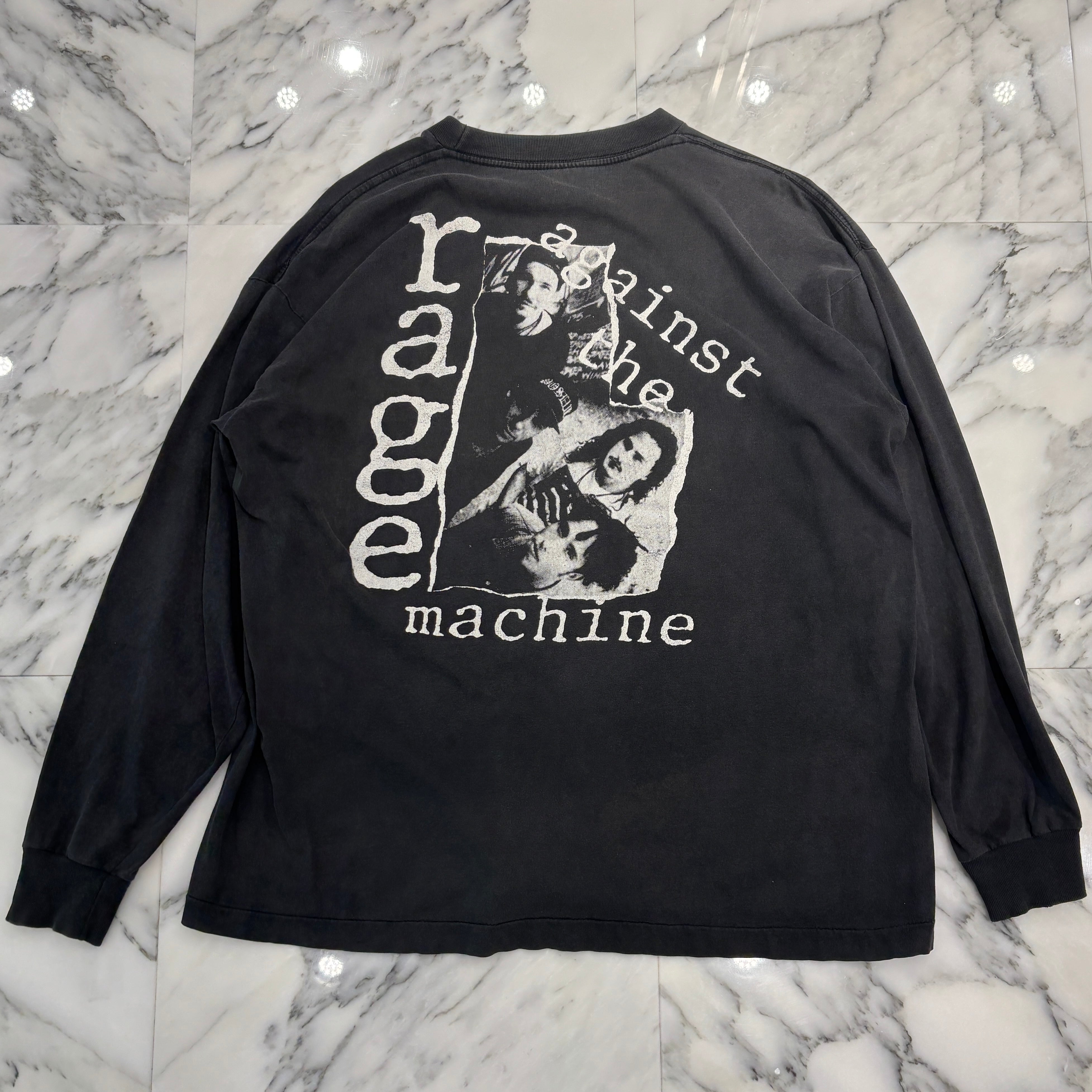 Vintage 90's Rage Against The Machine Band Photo L/S Tee 90's レイジ・アゲインスト・ザ・マシーン バンドフォト ロングスリーブTシャツ