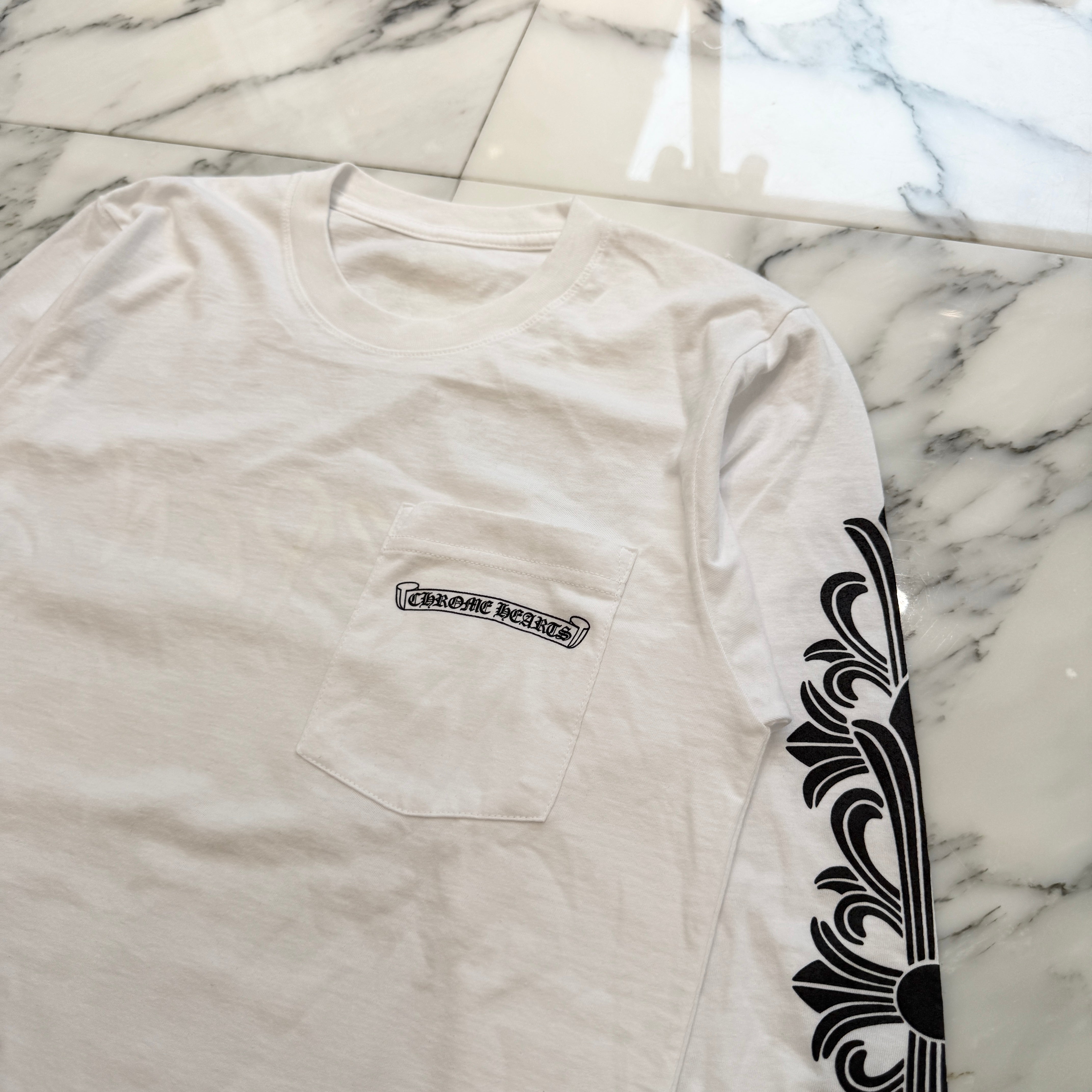 CHROME HEARTS × MATTY BOY ASPEN Limited Floral Cross Long Sleeve Tee Size S クロムハーツ × マッティボーイ アスペン限定 フローラルクロス ロングスリーブTシャツ サイズS