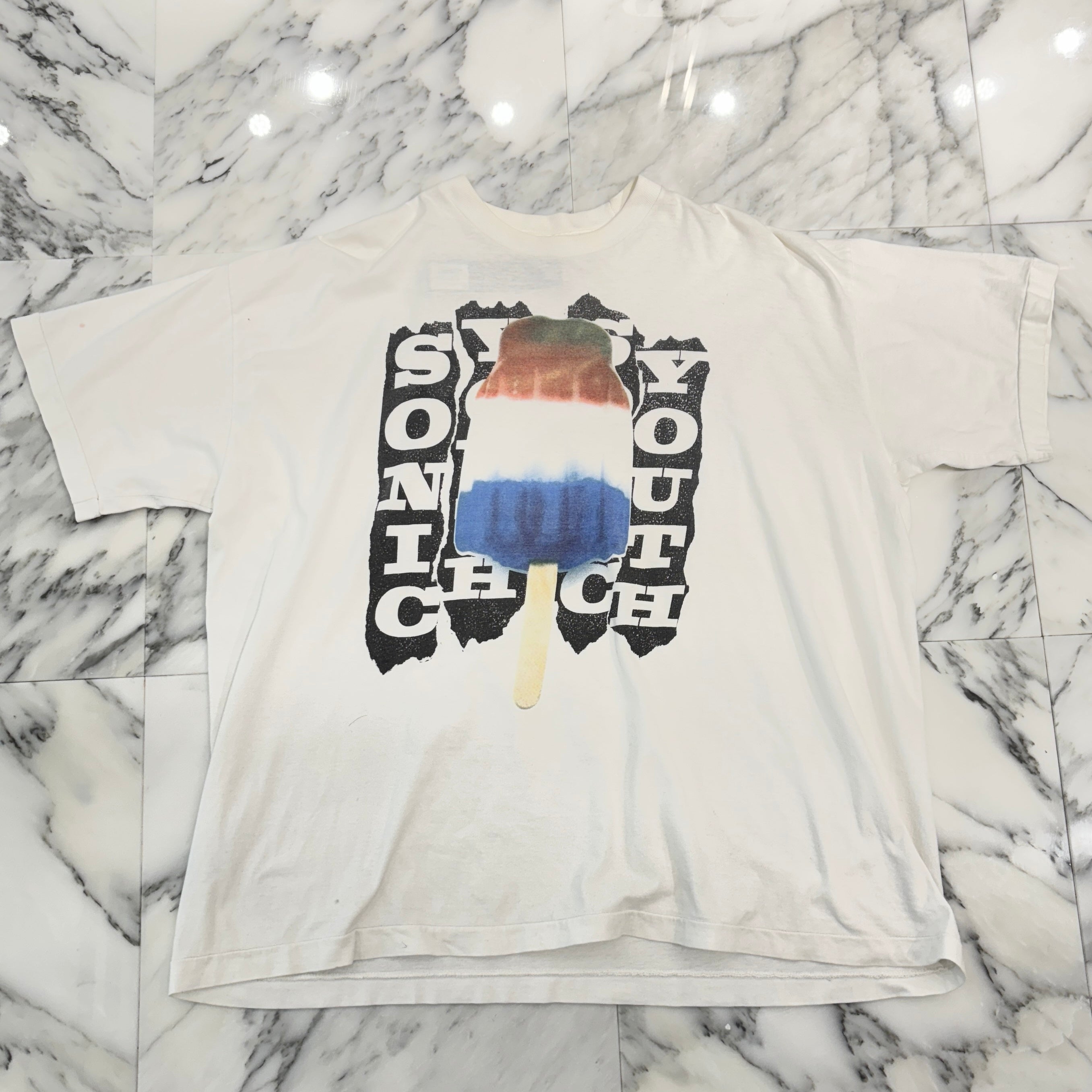 Vintage 90's SONIC YOUTH Bomb Pop 1992 S/S Tee Size XL 90's ソニックユース ボムポップ 1992 Tシャツ サイズXL