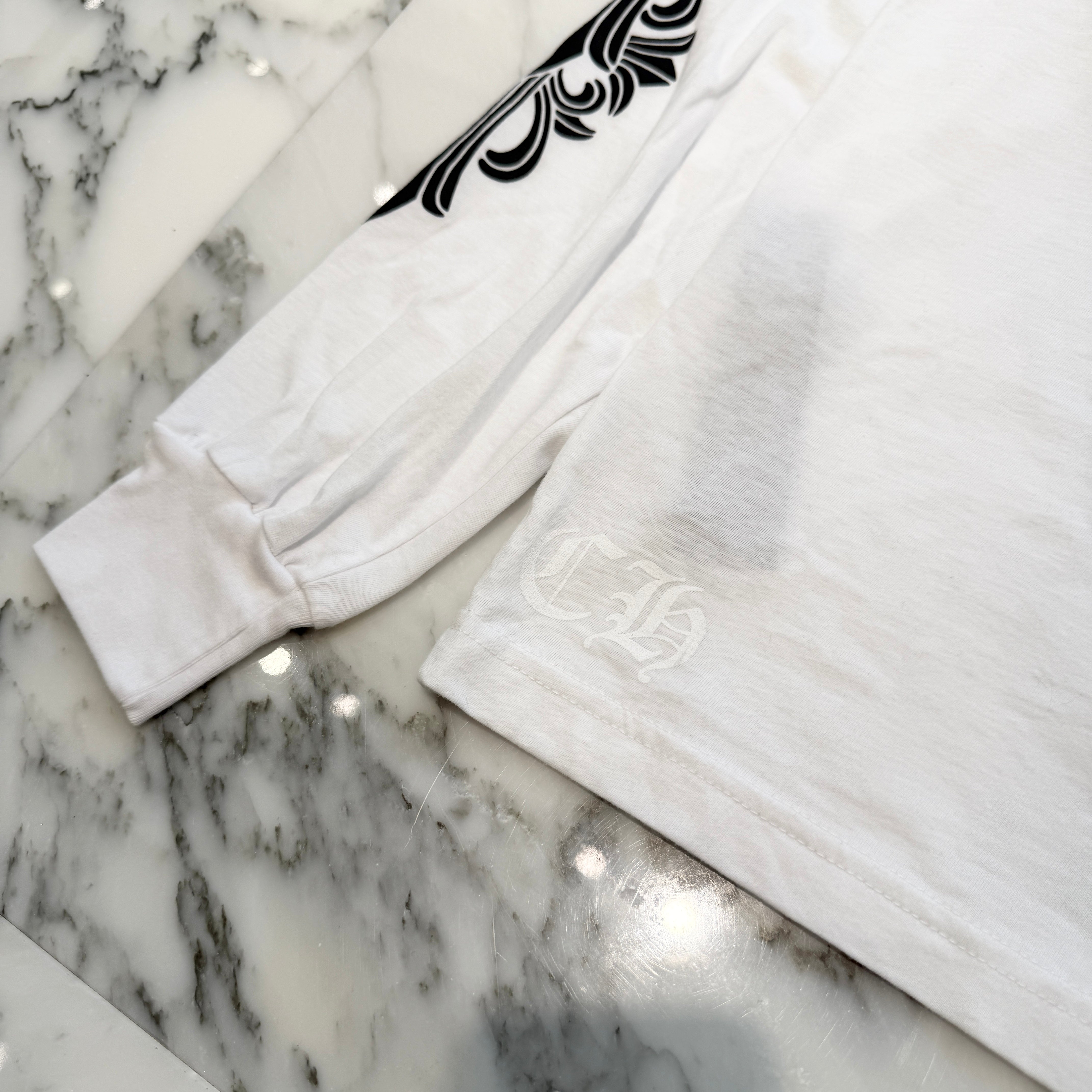 CHROME HEARTS × MATTY BOY ASPEN Limited Floral Cross Long Sleeve Tee Size S クロムハーツ × マッティボーイ アスペン限定 フローラルクロス ロングスリーブTシャツ サイズS