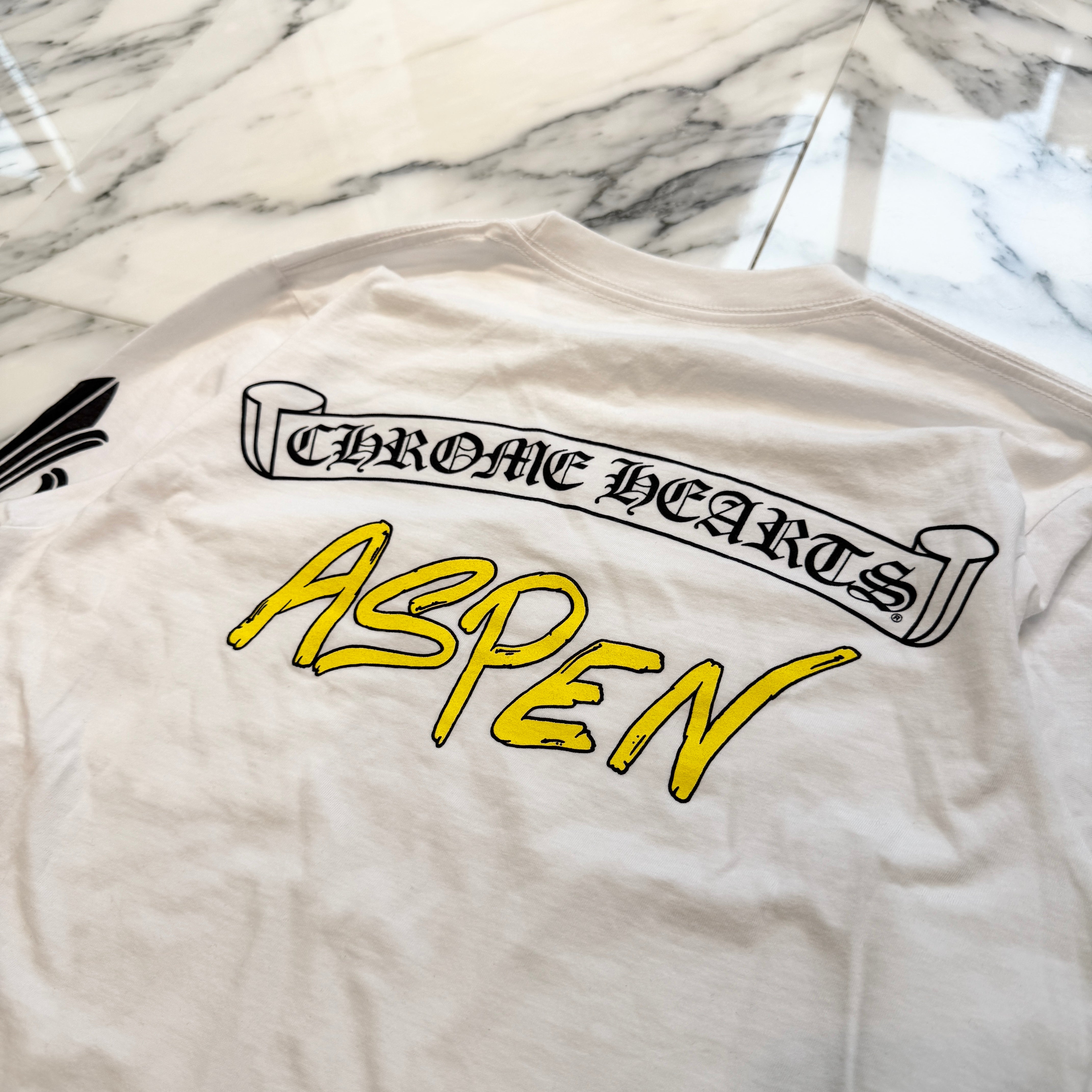 CHROME HEARTS × MATTY BOY ASPEN Limited Floral Cross Long Sleeve Tee Size S クロムハーツ × マッティボーイ アスペン限定 フローラルクロス ロングスリーブTシャツ サイズS