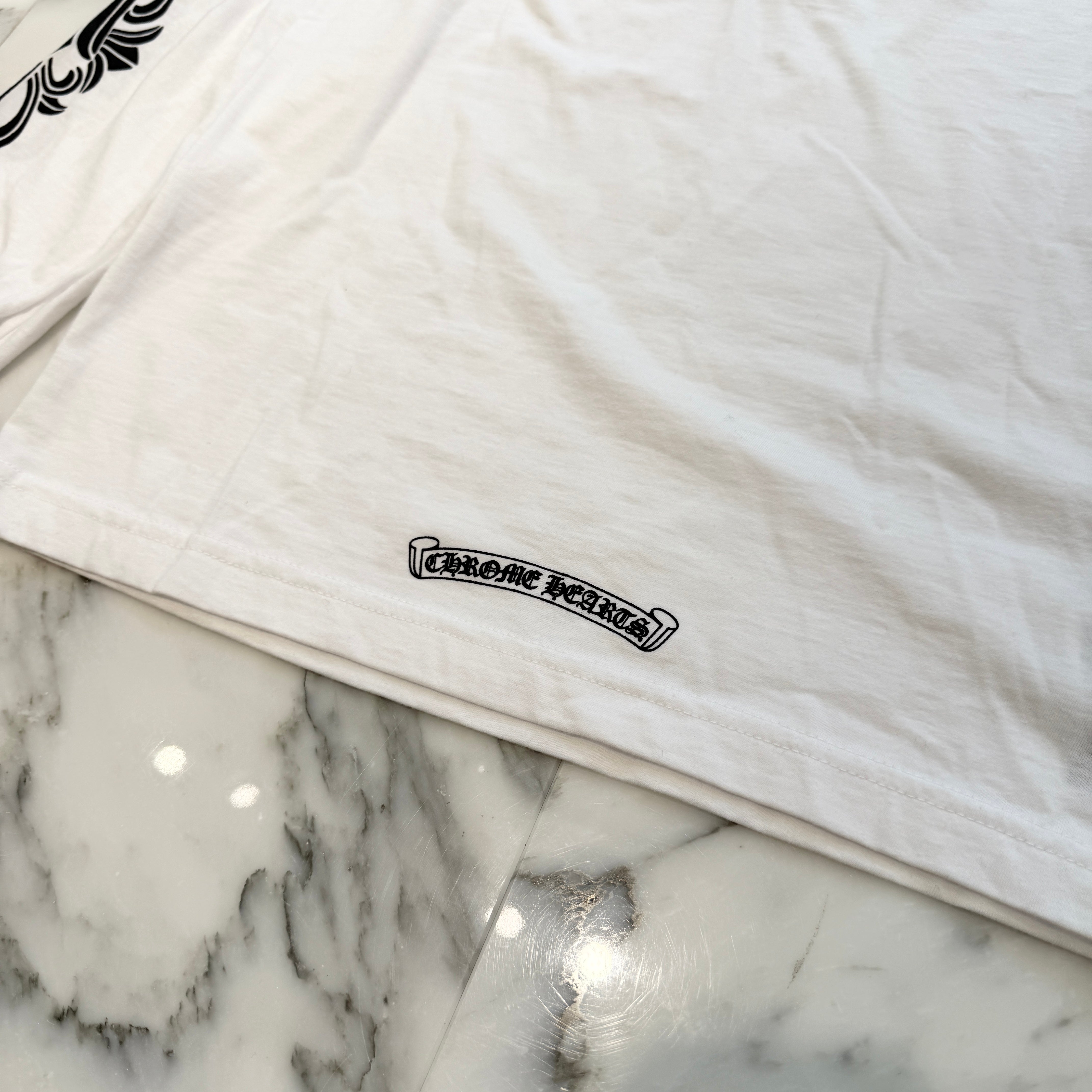 CHROME HEARTS × MATTY BOY ASPEN Limited Floral Cross Long Sleeve Tee Size S クロムハーツ × マッティボーイ アスペン限定 フローラルクロス ロングスリーブTシャツ サイズS