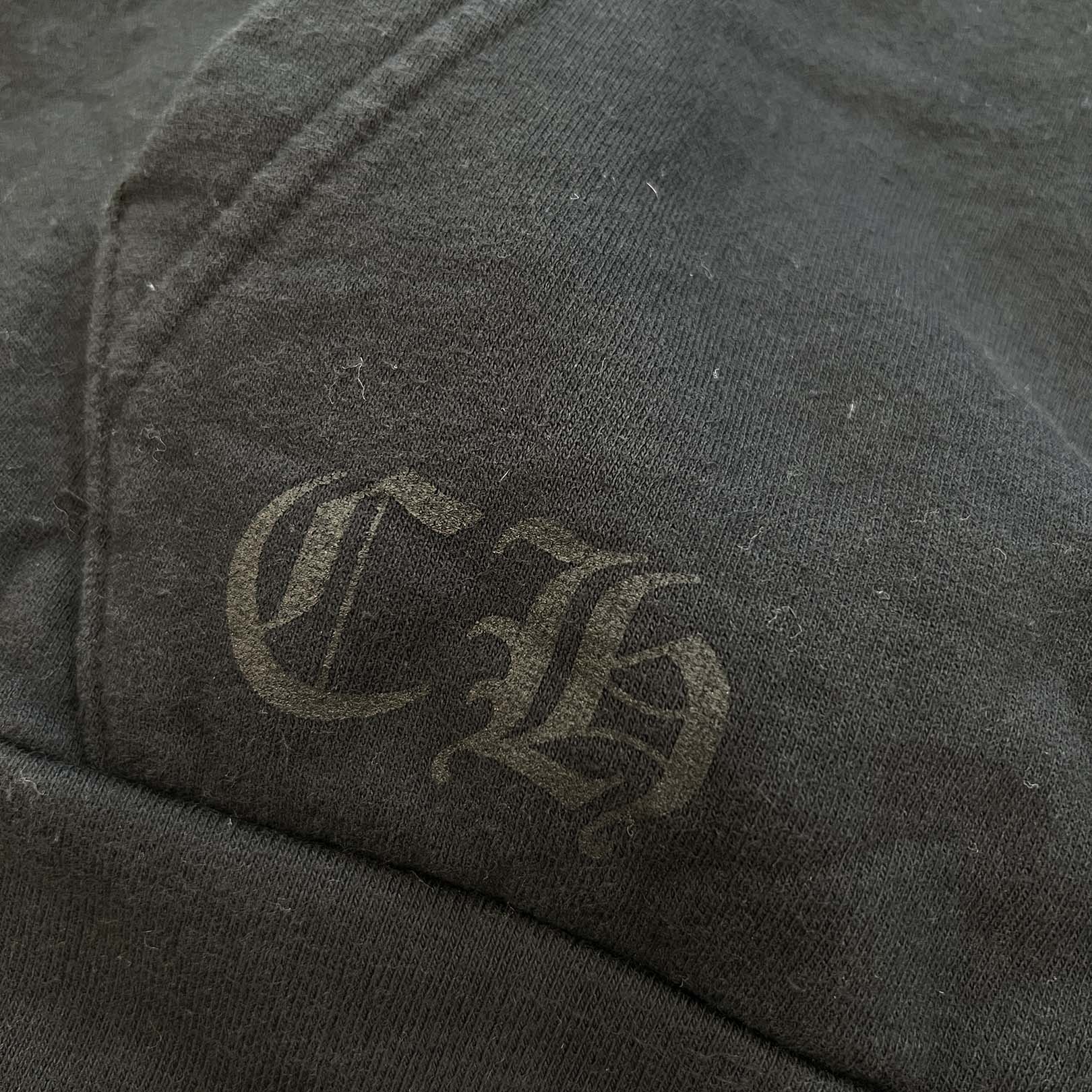 CHROME HEARTS Vertical Logo Pullover Hoodie Size M クロムハーツ ヴァーティカルロゴ プルオーバーフーディー サイズM