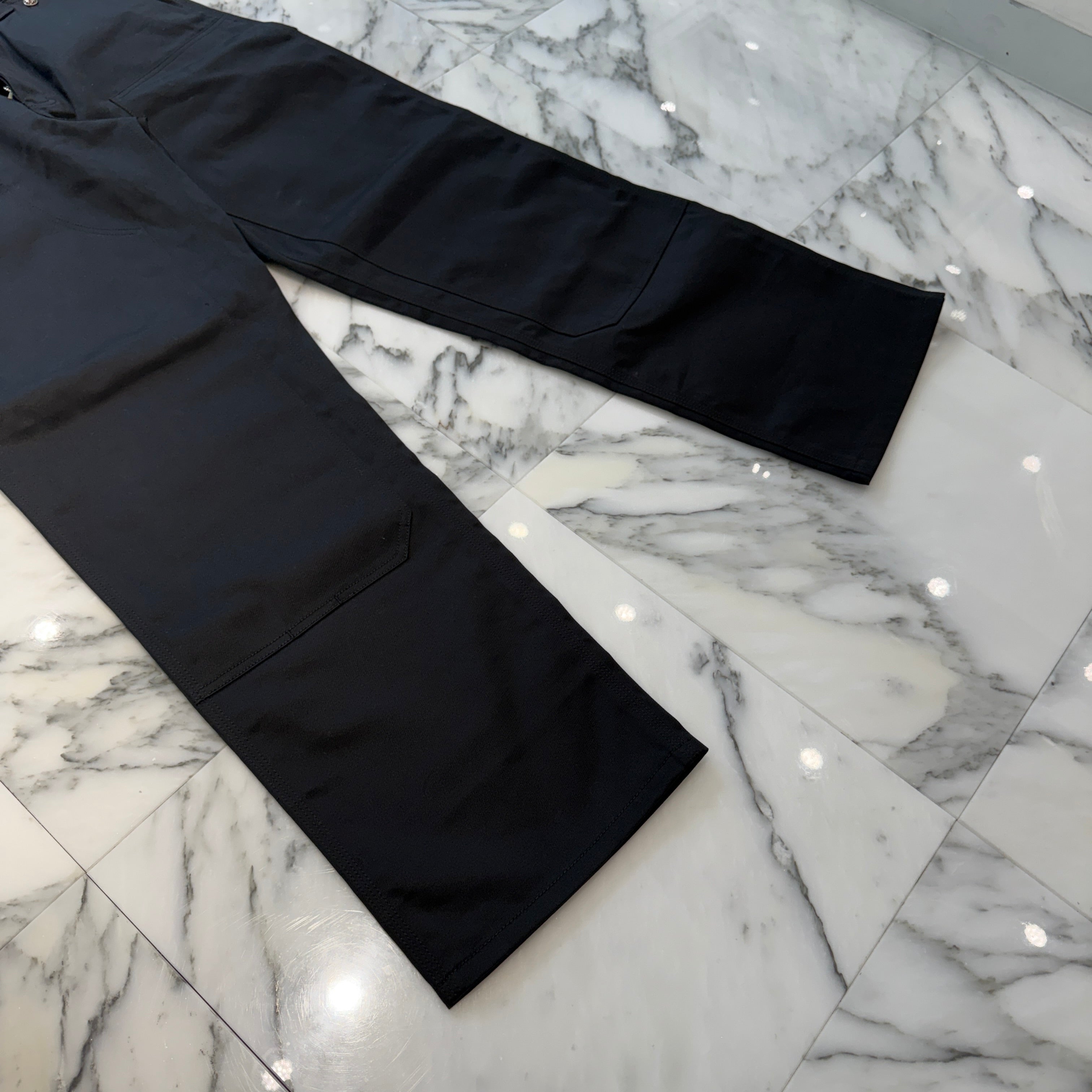 CHROME HEARTS Carpenter Cross Ball Button Denim Pants Size 32