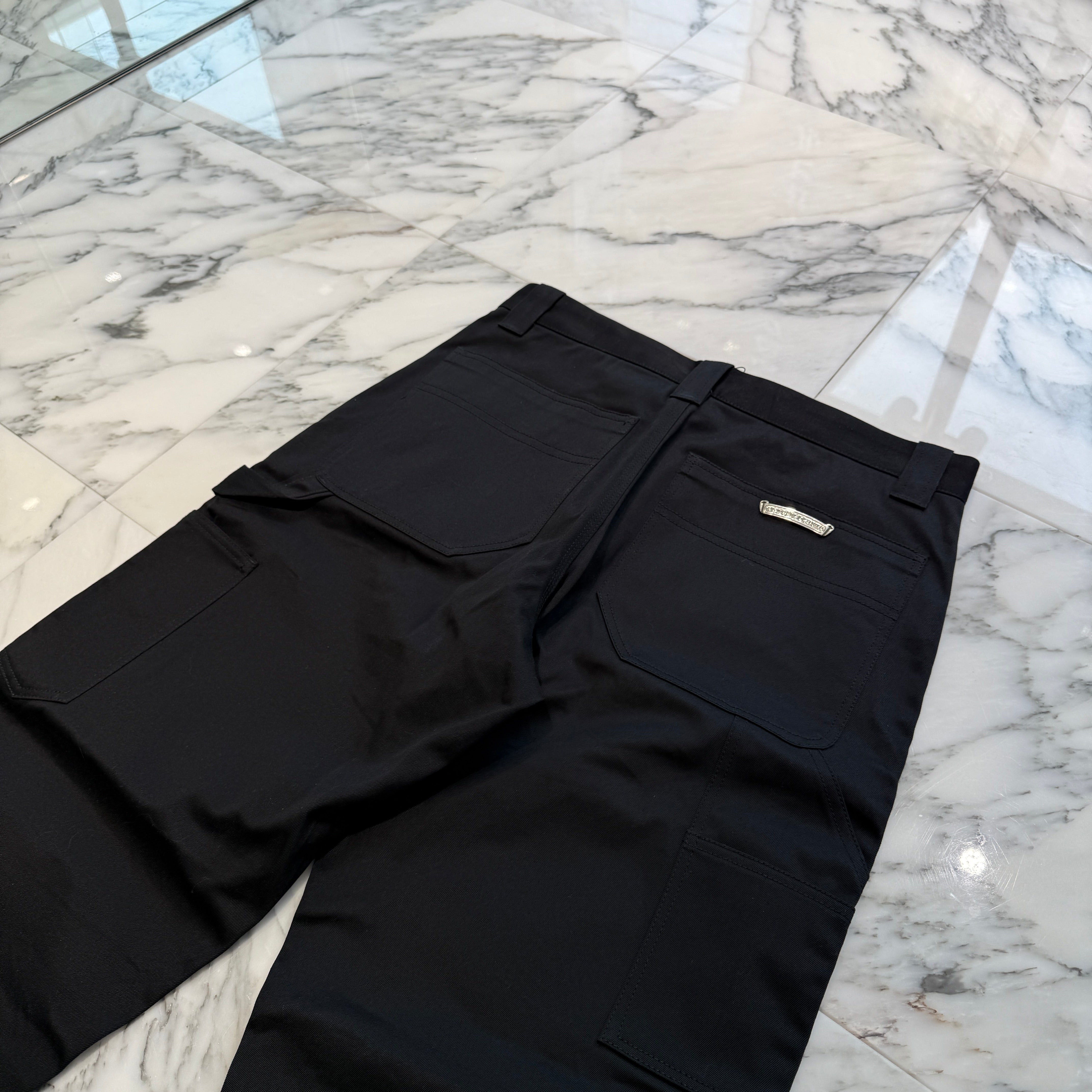 CHROME HEARTS Carpenter Cross Ball Button Denim Pants Size 32 クロムハーツ カーペンター クロスボールボタン デニムパンツ サイズ32