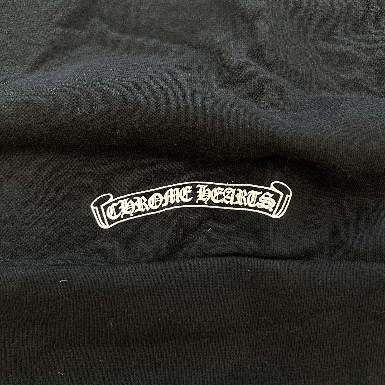 CHROME HEARTS Vertical Logo Pullover Hoodie Size M クロムハーツ ヴァーティカルロゴ プルオーバーフーディー サイズM