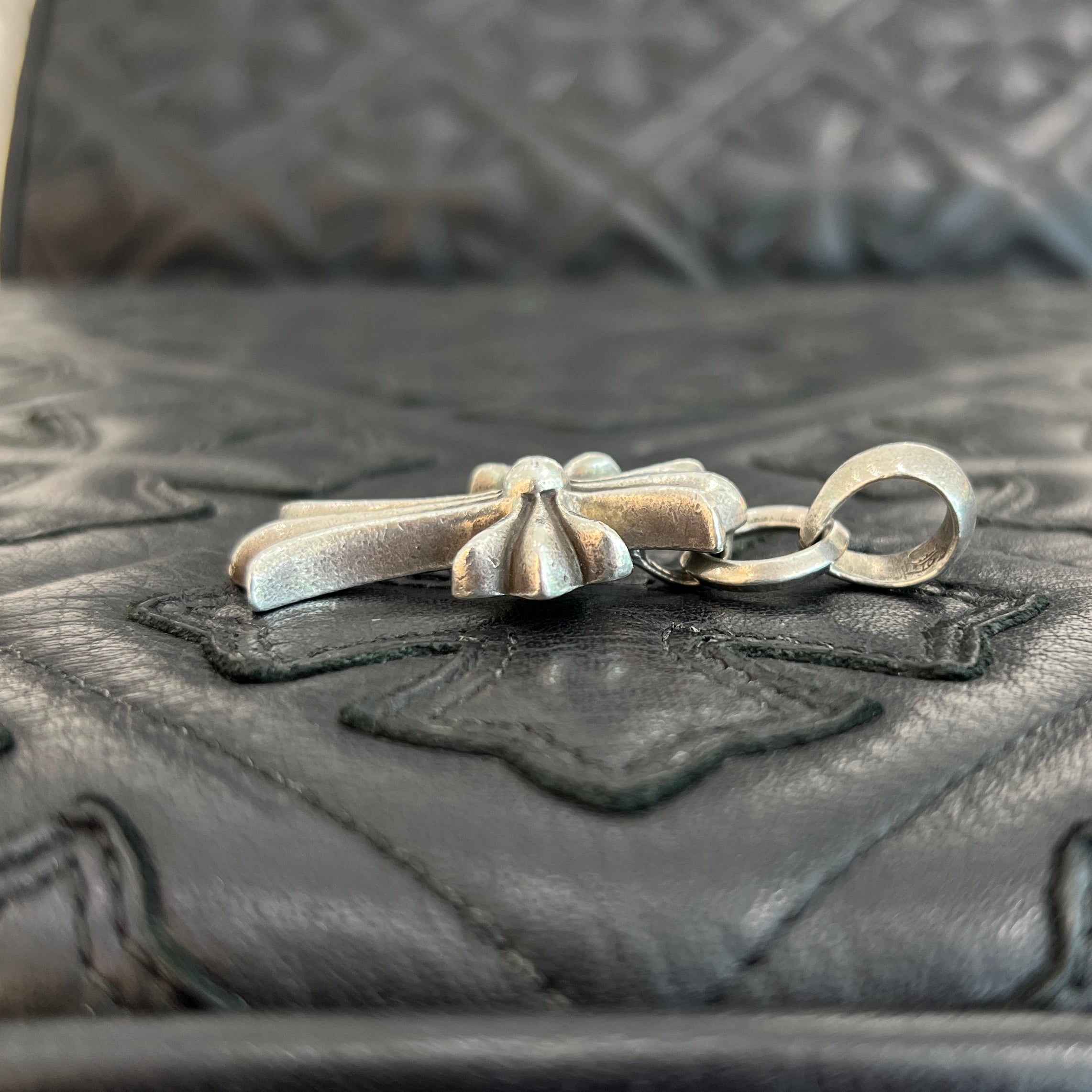 Chrome Hearts クロスペンダント ウィズベイル CHROME HEARTS クロムハーツ CHクロス with ベイル SM パヴェ