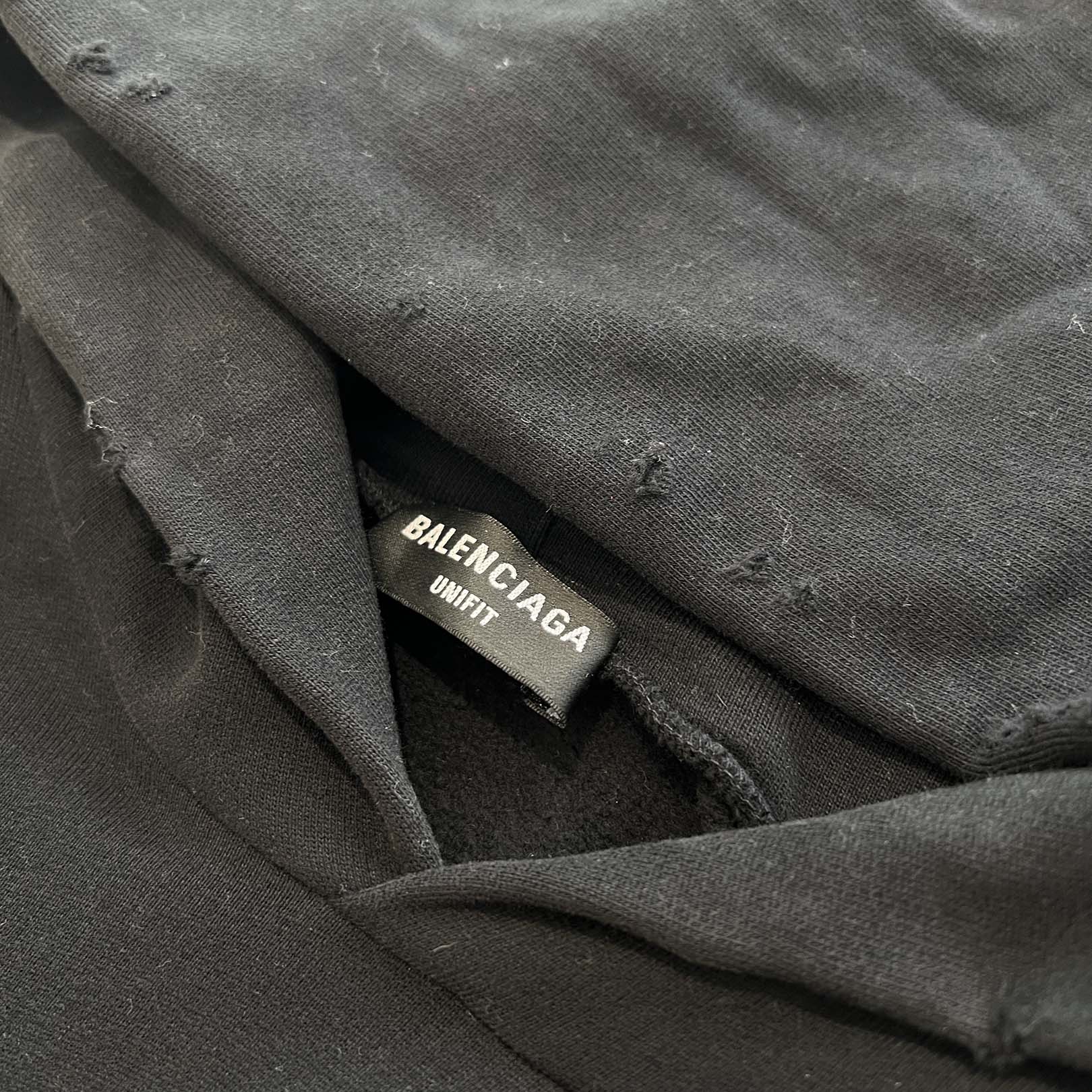 BALENCIAGA 2021AW FREE Embroidery No Rib Pullover Hoodie 661711 TKVD4 Size S バレンシアガ FREE刺繍 ノーリブ プルオーバーフーディー サイズS