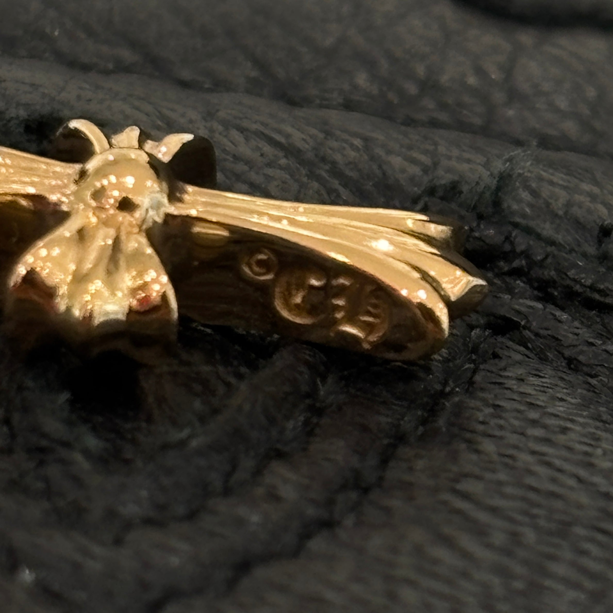 CHROME HEARTS 22K Baby Fat Cross Pave Blue Sapphire Pendant Top クロムハーツ 22K ベイビーファット クロス パヴェ ブルーサファイヤ ペンダントトップ