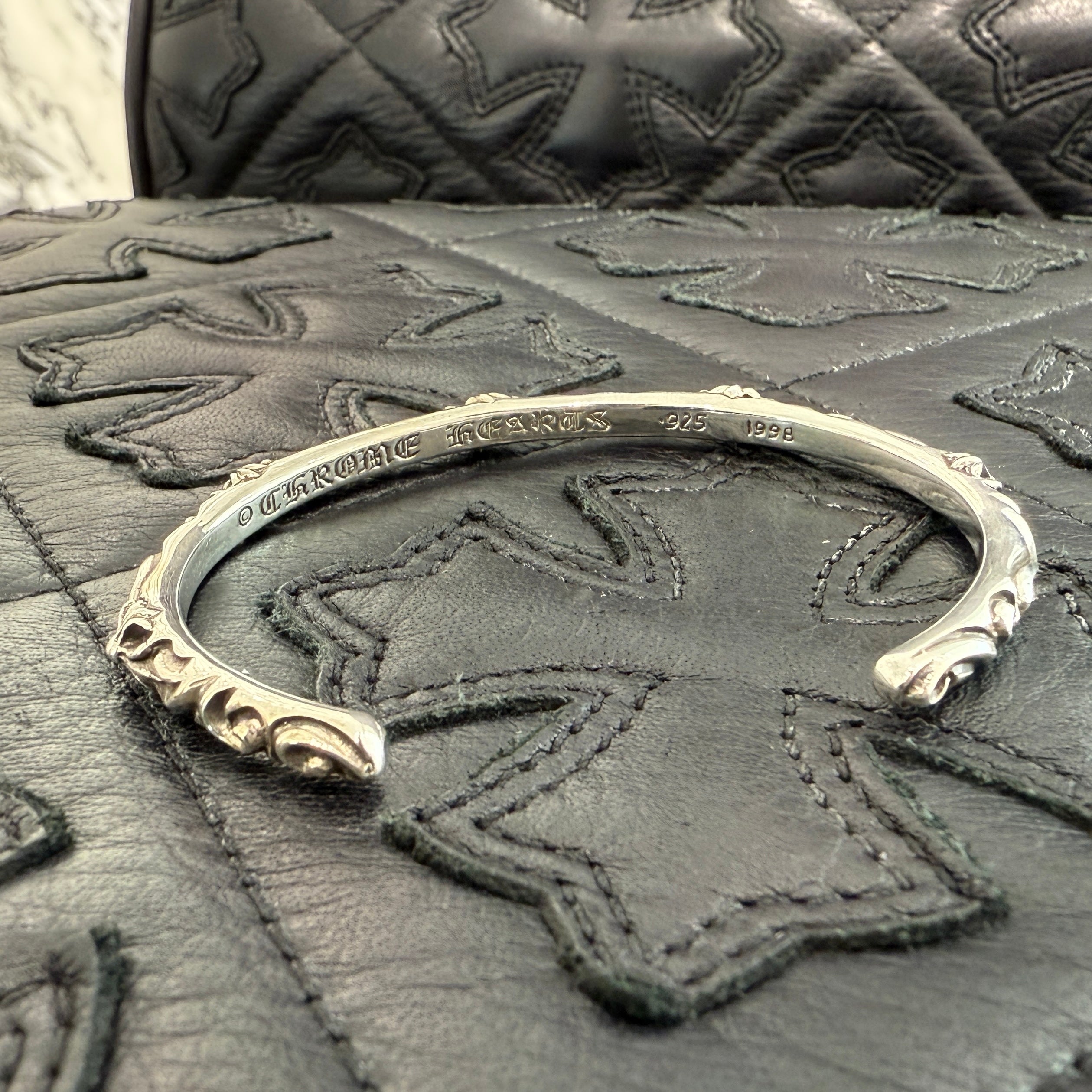 CHROME HEARTS SBTバングル シルバー925 CHROME HEARTS SBT BAND Bangle クロムハーツ SBTバンド