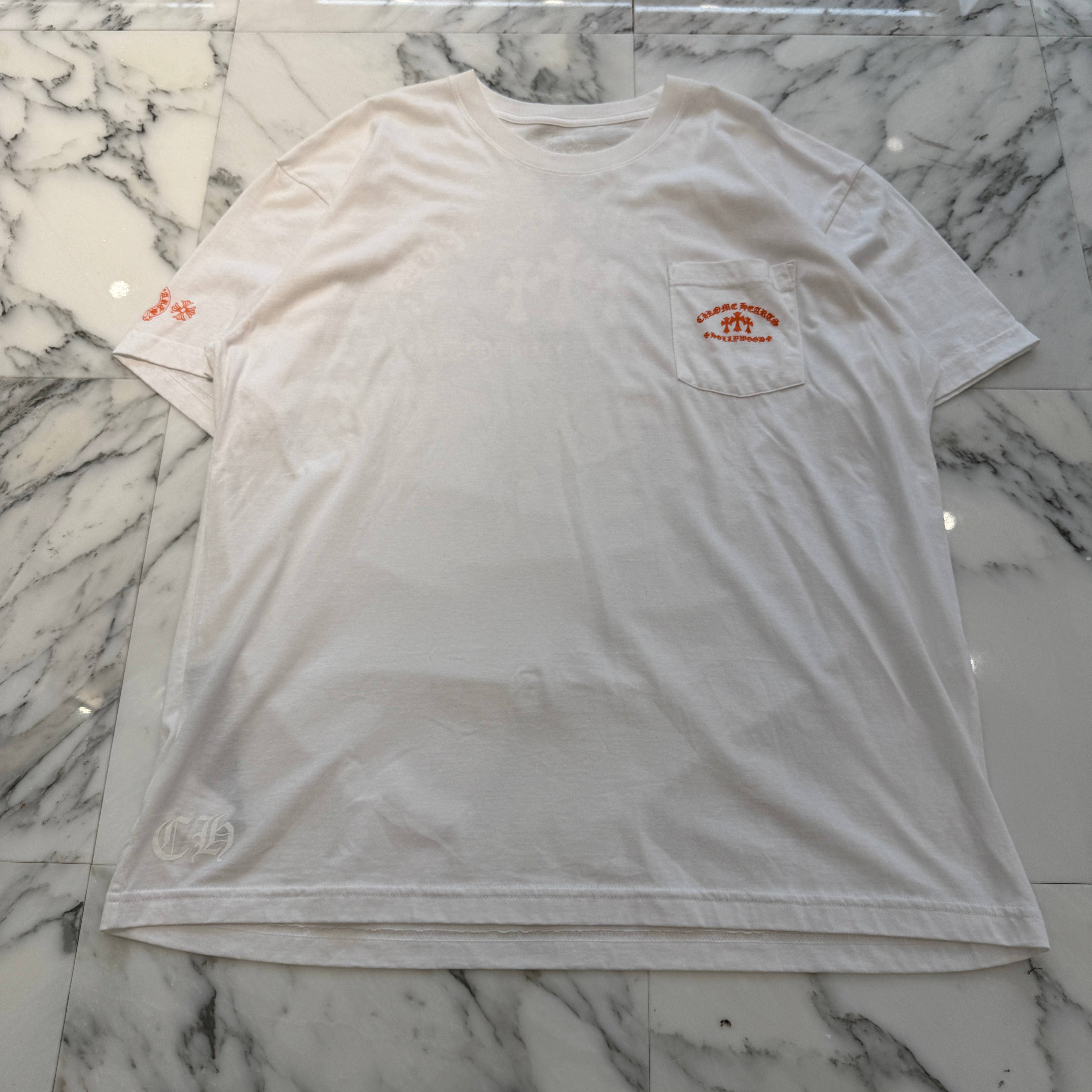 CHROME HEARTS King Taco 3 Cemetery Cross Print Tee Size XXL クロムハーツ キングタコ 3 セメタリークロス プリント Tシャツ サイズXXL