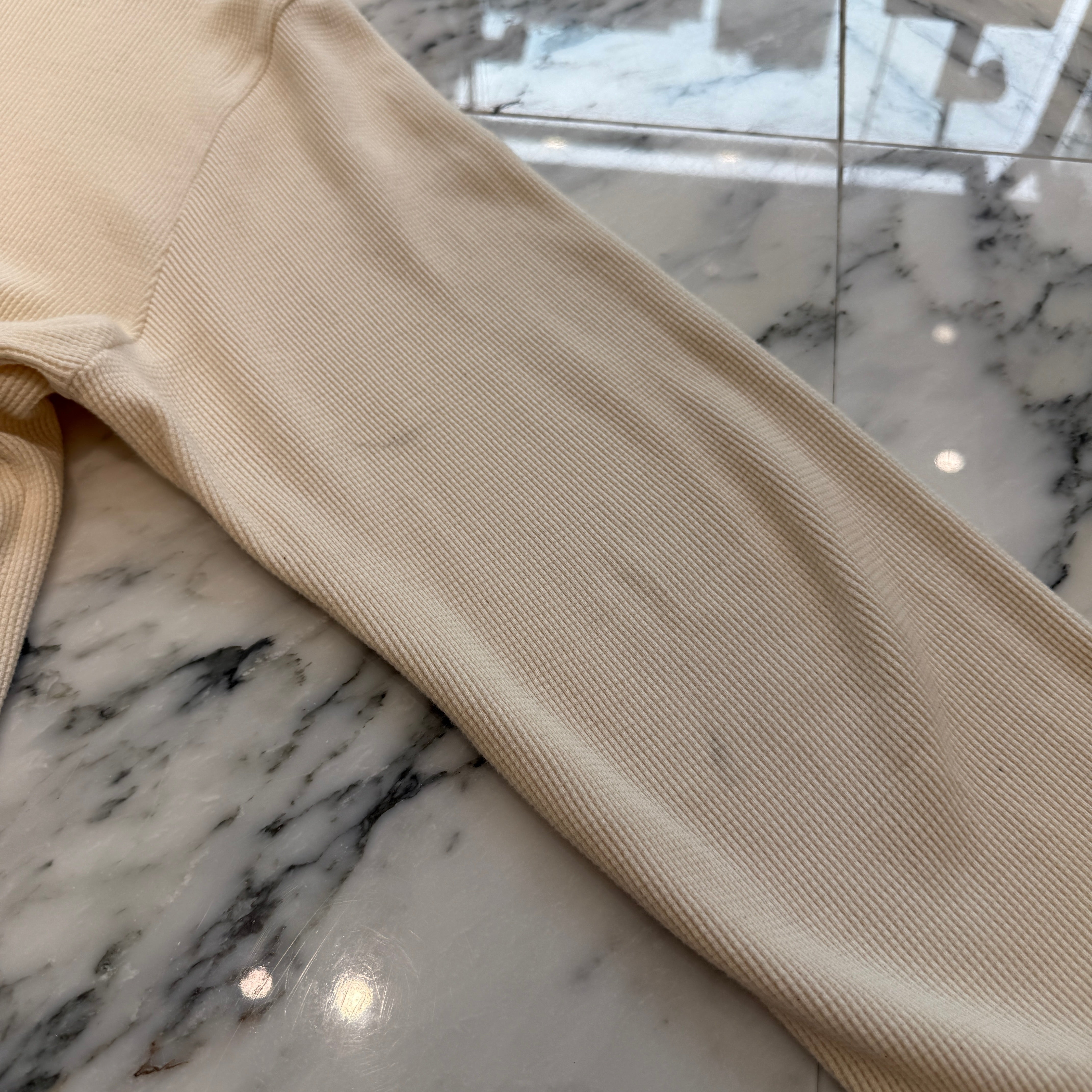 CHROME HEARTS Y NOT CH Embroidery Henry Neck Long Sleeve Tee Size L クロムハーツ ワイノット CH刺繍 ヘンリーネック ロングスリーブTシャツ サイズL