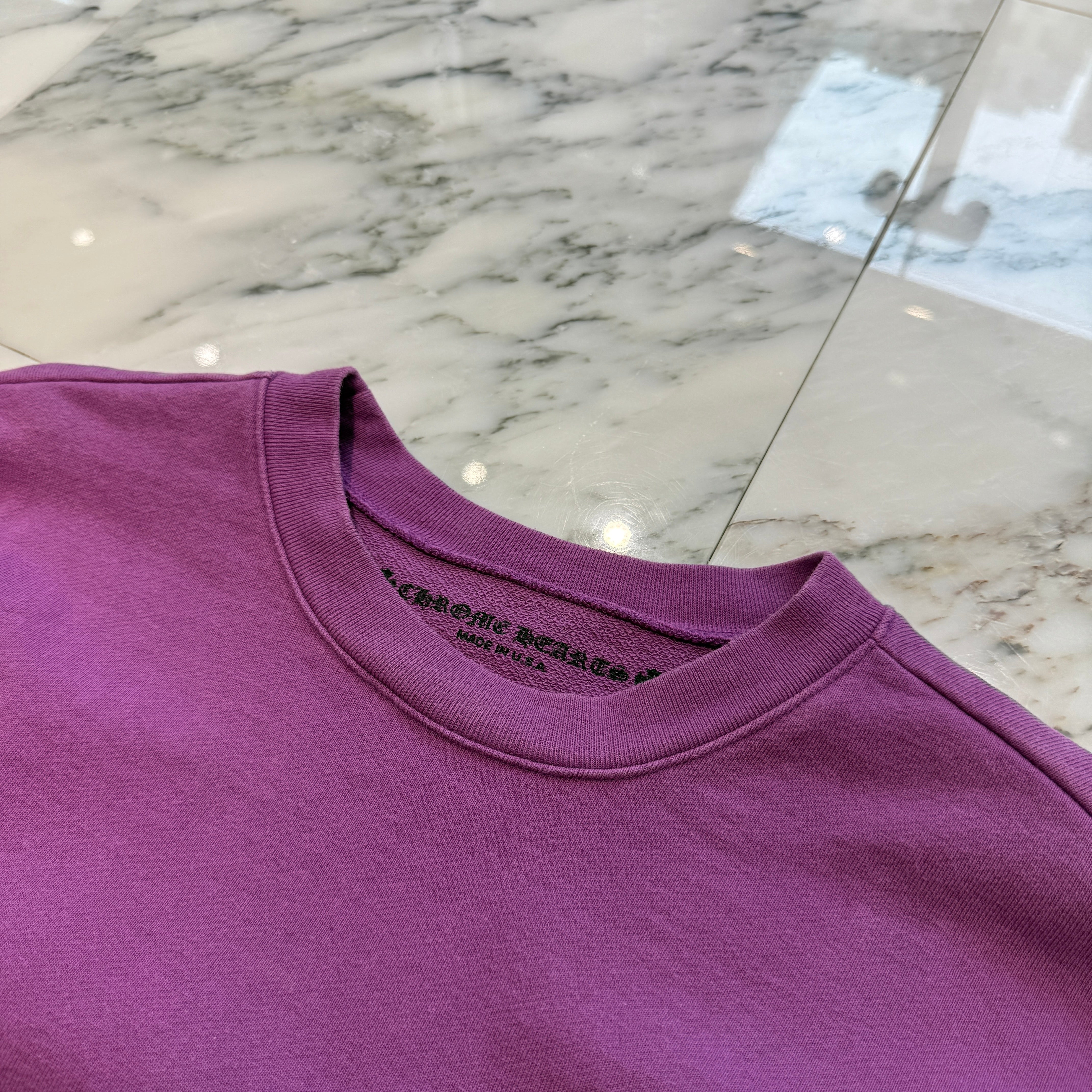 CHROME HEARTS × MATTY BOY 2024AW "I WANT MORE NOT LESS" Crew Neck Sweat Shirt Size L クロムハーツ × マッティボーイ "アイウォントモアノットレス" クルーネックスウェットシャツ サイズL