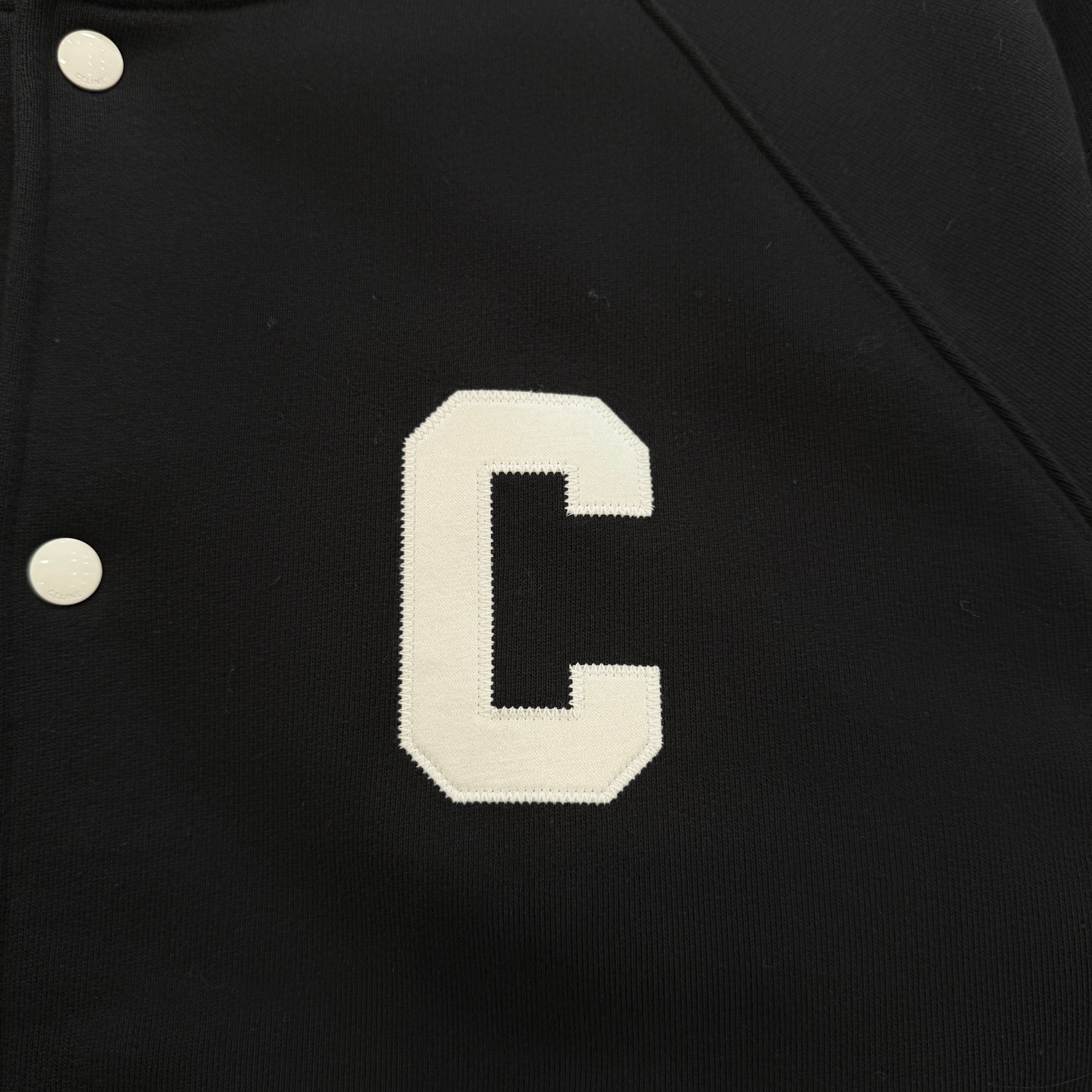 CELINE 2022AW Collge Teddy Jacket 2Y29D345F.38AW Size XL セリーヌ カレッジ テディジャケット サイズXL