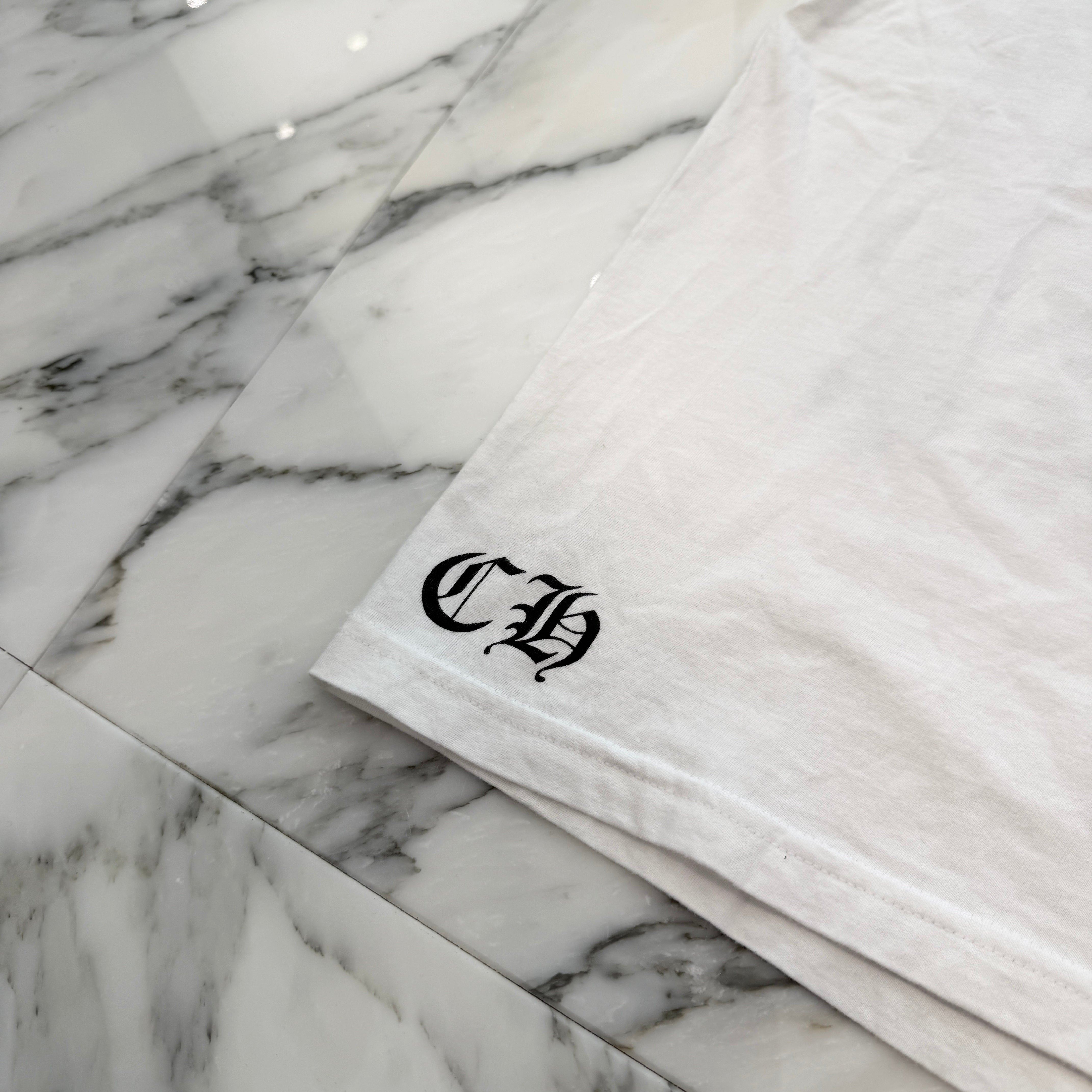 CHROME HEARTS Made In Hollywood Vertical Logo Tee Size S クロム