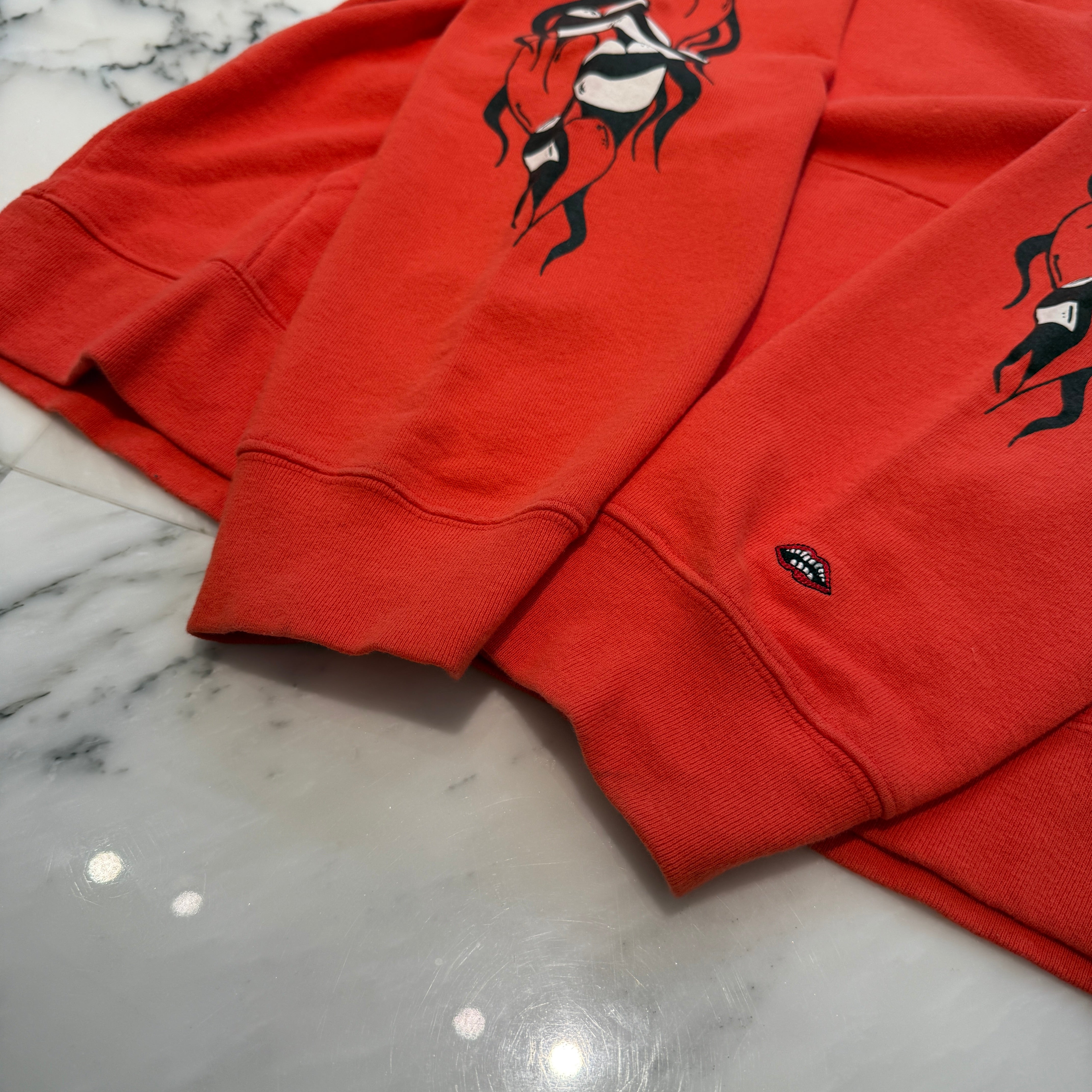 CHROME HEARTS × MATTY BOY 2023SS Sadistic Lipstick Pullover Hoodie Size XL クロムハーツ × マッティボーイ サディスティック リップスティック プルオーバーフーディ サイズXL