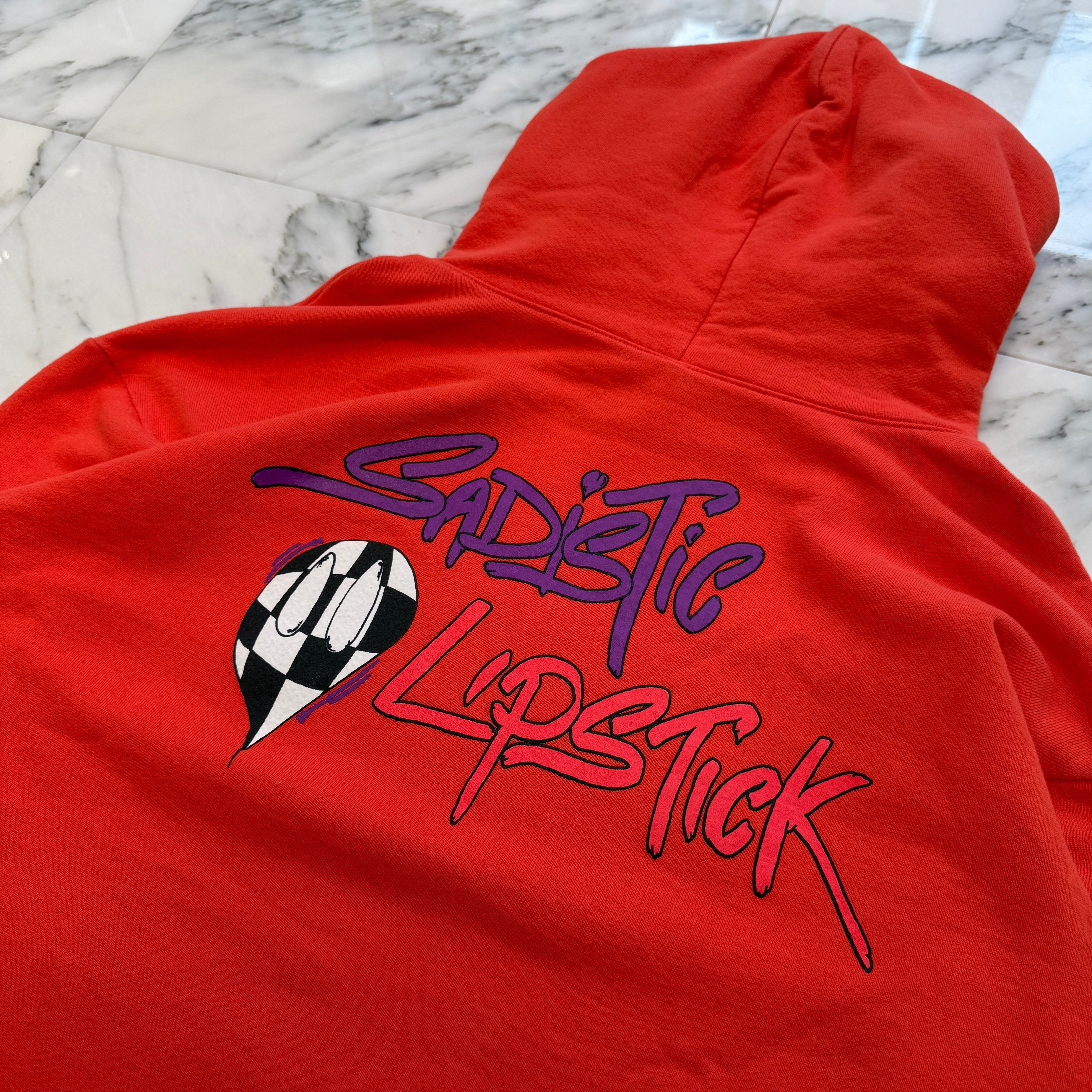 CHROME HEARTS × MATTY BOY 2023SS Sadistic Lipstick Pullover Hoodie Size XL クロムハーツ × マッティボーイ サディスティック リップスティック プルオーバーフーディ サイズXL