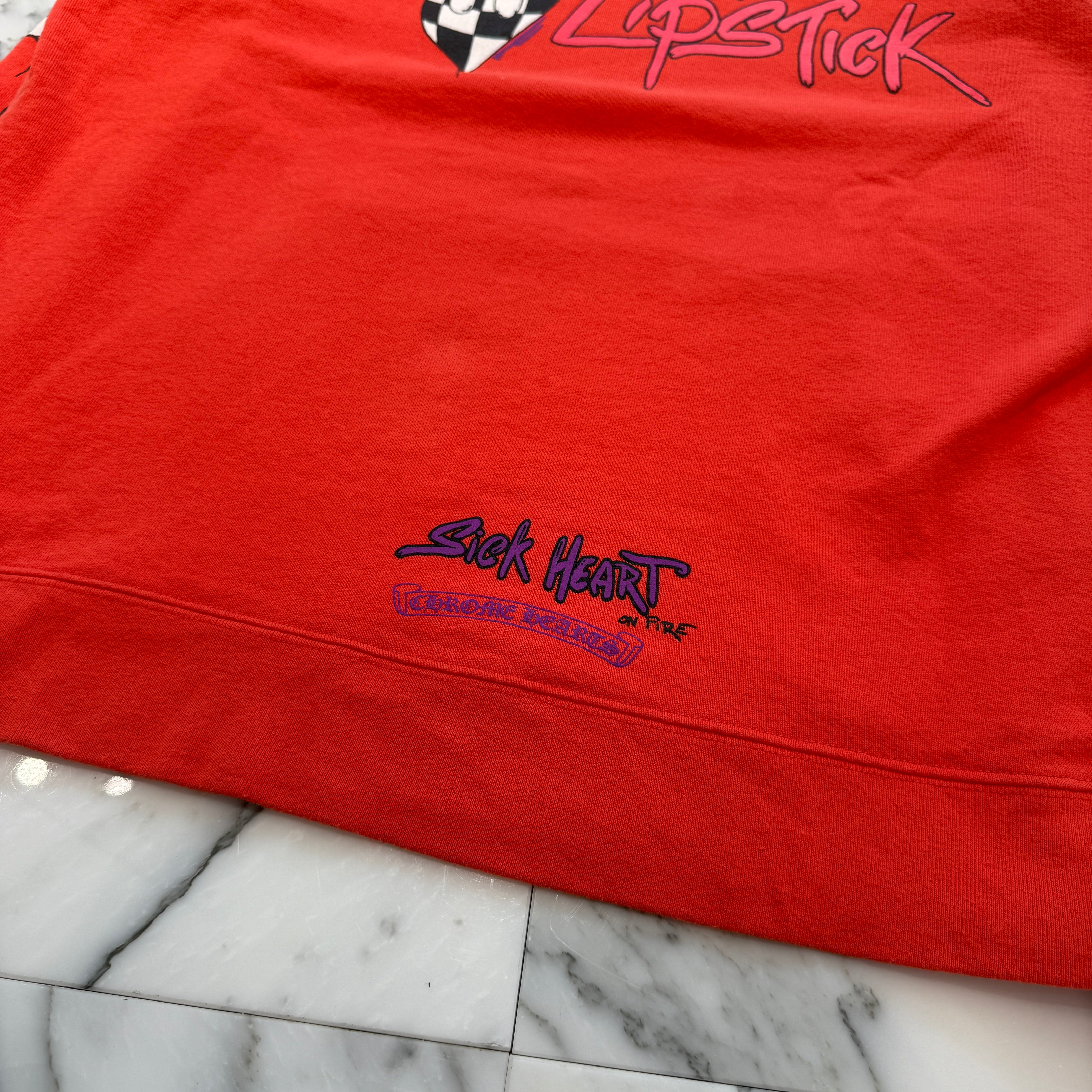 CHROME HEARTS × MATTY BOY 2023SS Sadistic Lipstick Pullover Hoodie Size XL クロムハーツ × マッティボーイ サディスティック リップスティック プルオーバーフーディ サイズXL