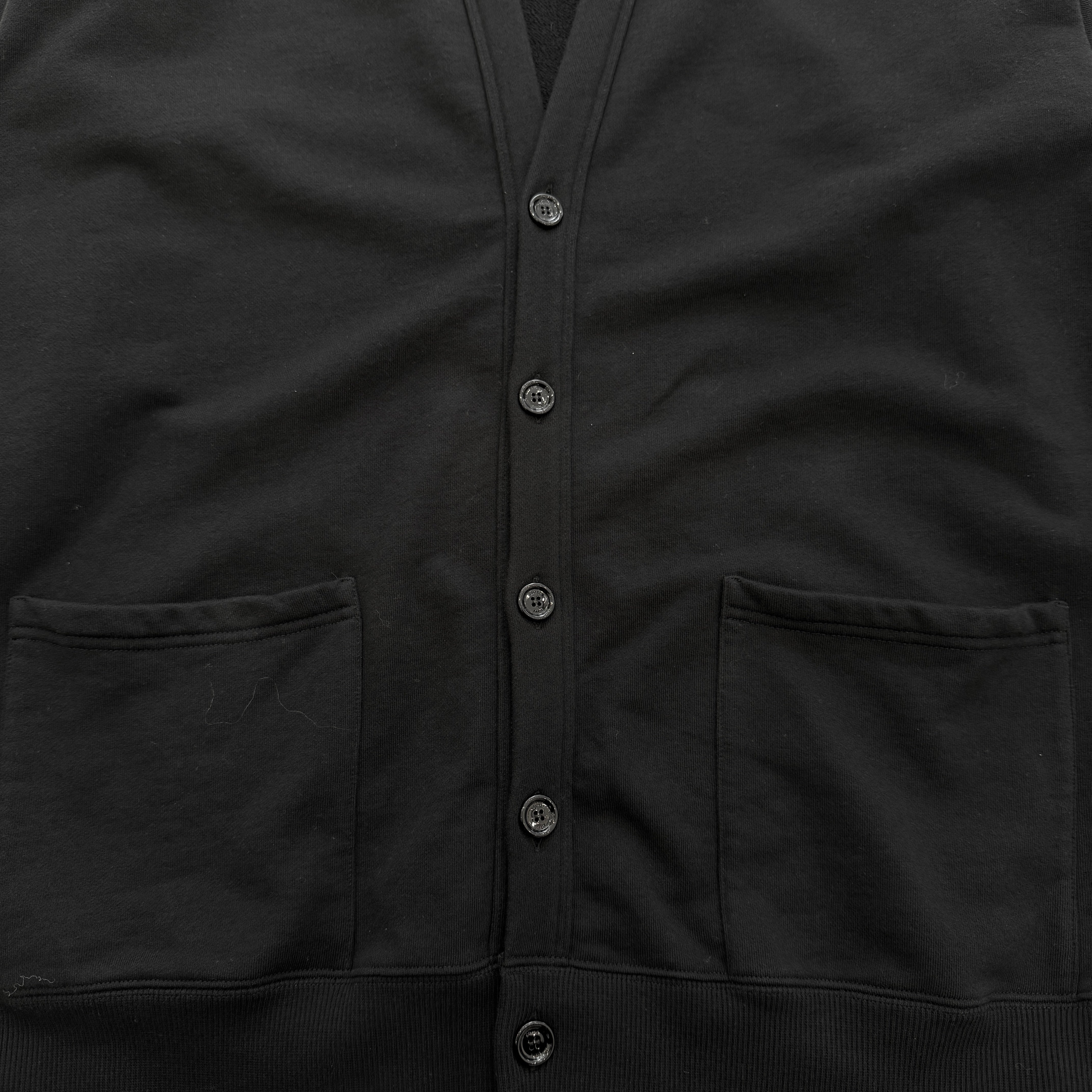 CELINE 2022SS Back Logo Print Cotton Fleece Cardigan 2Y672670Q Size XS セリーヌ バックロゴプリント コットンフリースカーディガン サイズXS