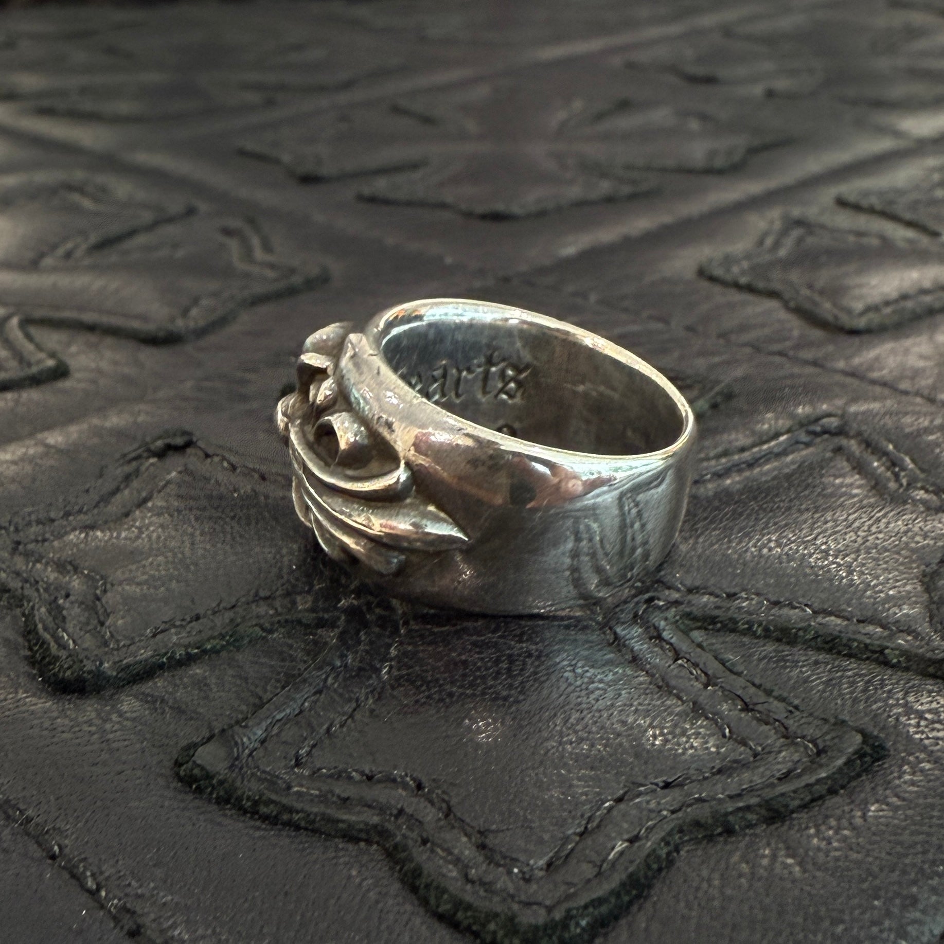 CHROME HEARTS Floral Cross Ring Size 15号 クロムハーツ フローラルクロス リング サイズ15号