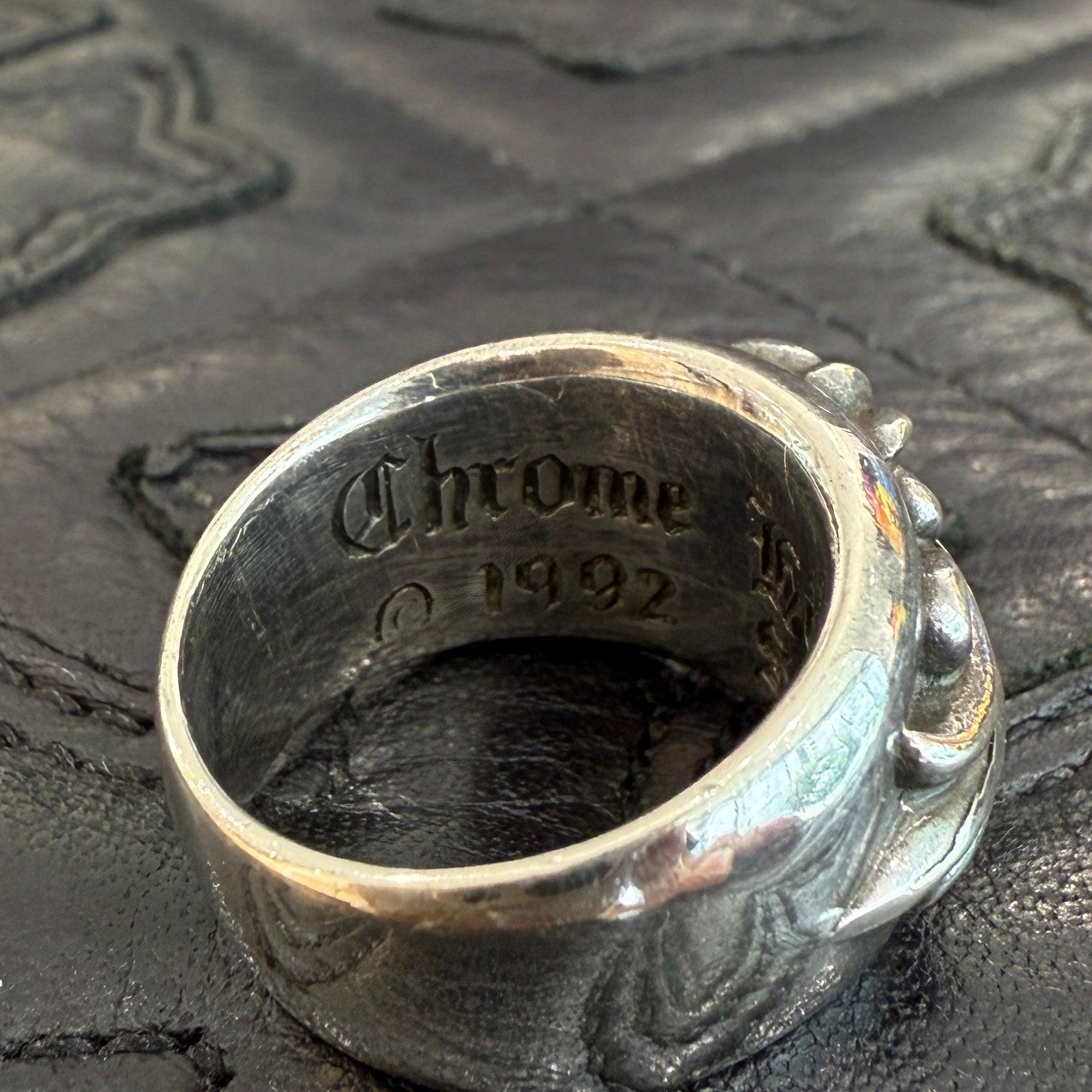 CHROME HEARTS Floral Cross Ring Size 15号 クロムハーツ フローラルクロス リング サイズ15号