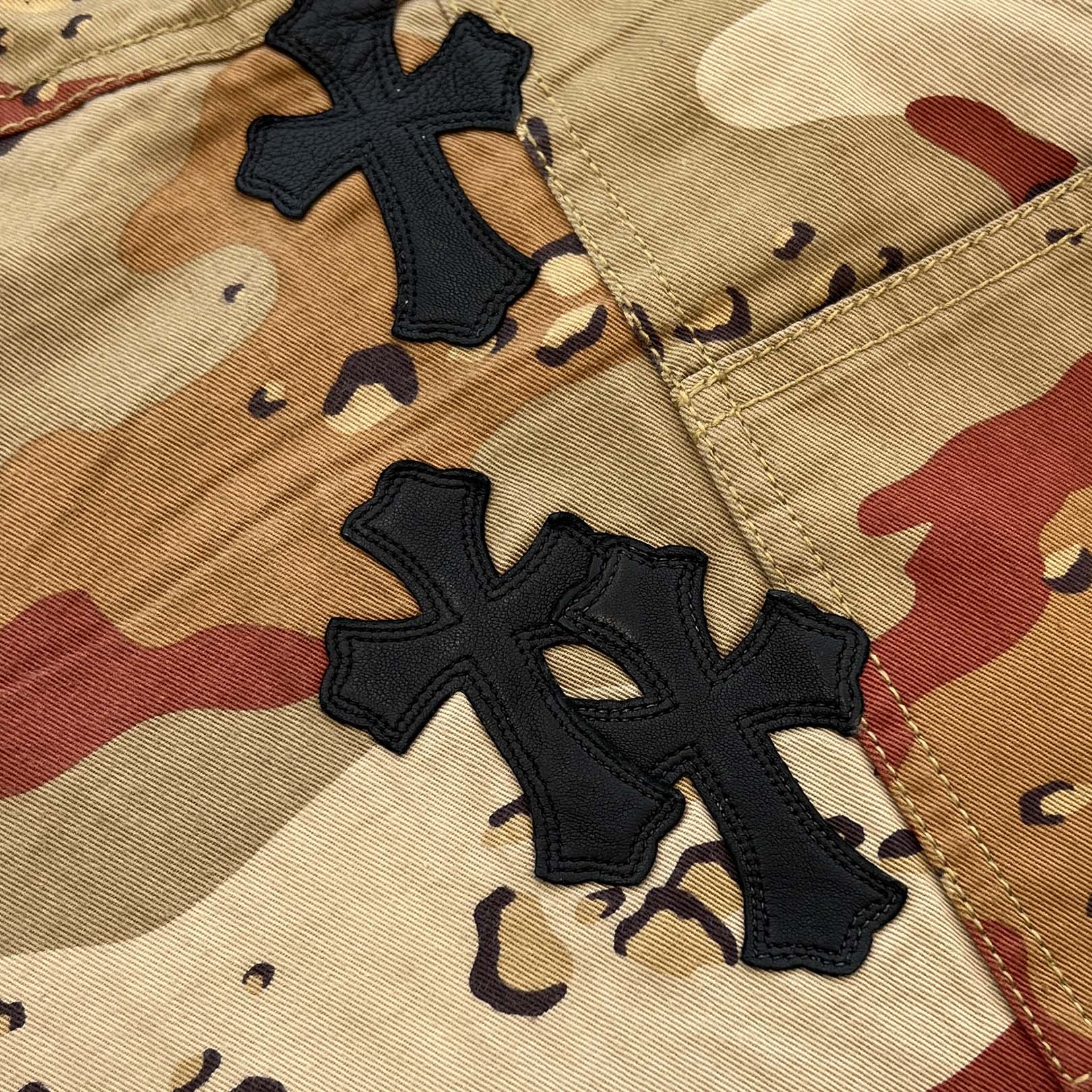 CHROME HEARTS×MATTY BOY PPO Sex Record Camouflage Carpenter Shorts Size 32 クロムハーツ×マッティボーイ PPO セックスレコード カモフラージュ カーペンターショーツ サイズ32