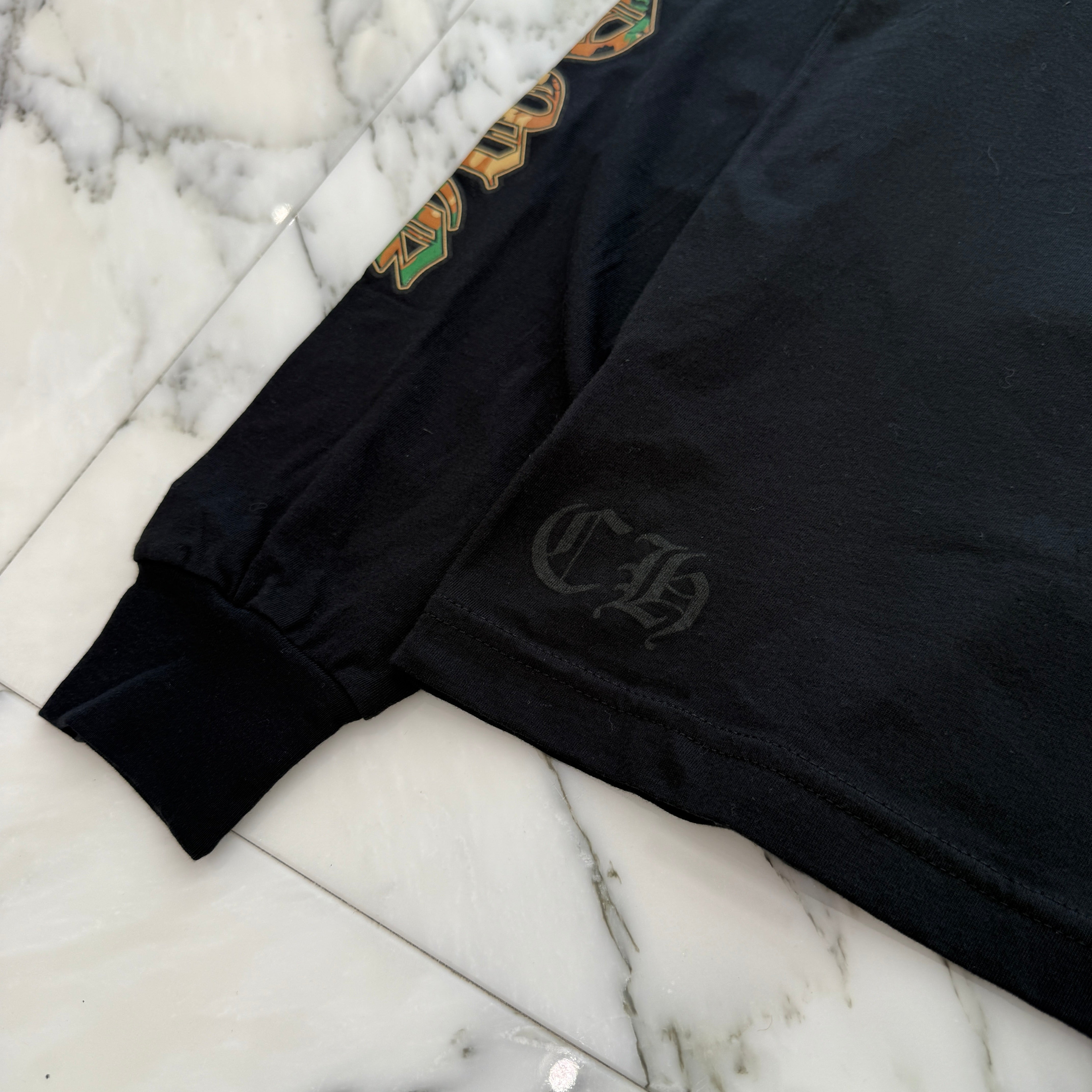 CHROME HEARTS Camo Horseshoe Long Sleeve Tee Size M クロムハーツ カモ ホースシュー ロングスリーブ ティーシャツ サイズM