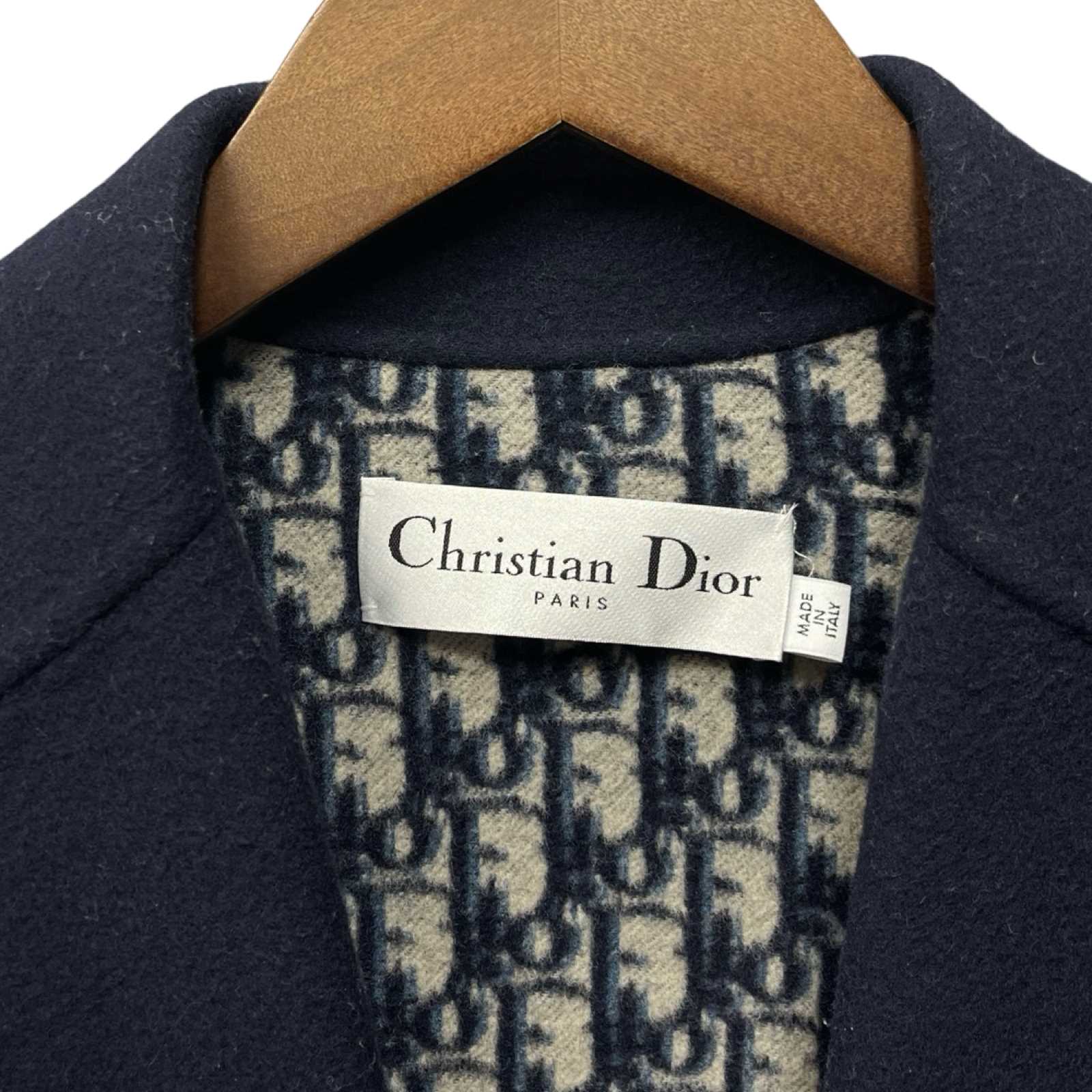 DIOR 2022AW Double Face Wool Coat 110M36A1375 Size 2