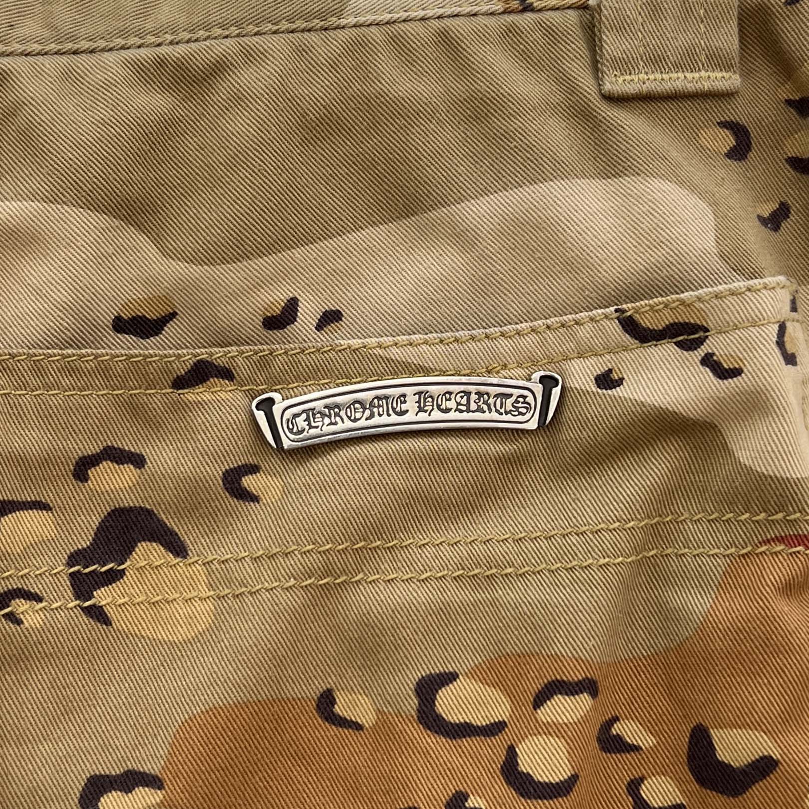 CHROME HEARTS×MATTY BOY PPO Sex Record Camouflage Carpenter Shorts Size 32 クロムハーツ×マッティボーイ PPO セックスレコード カモフラージュ カーペンターショーツ サイズ32