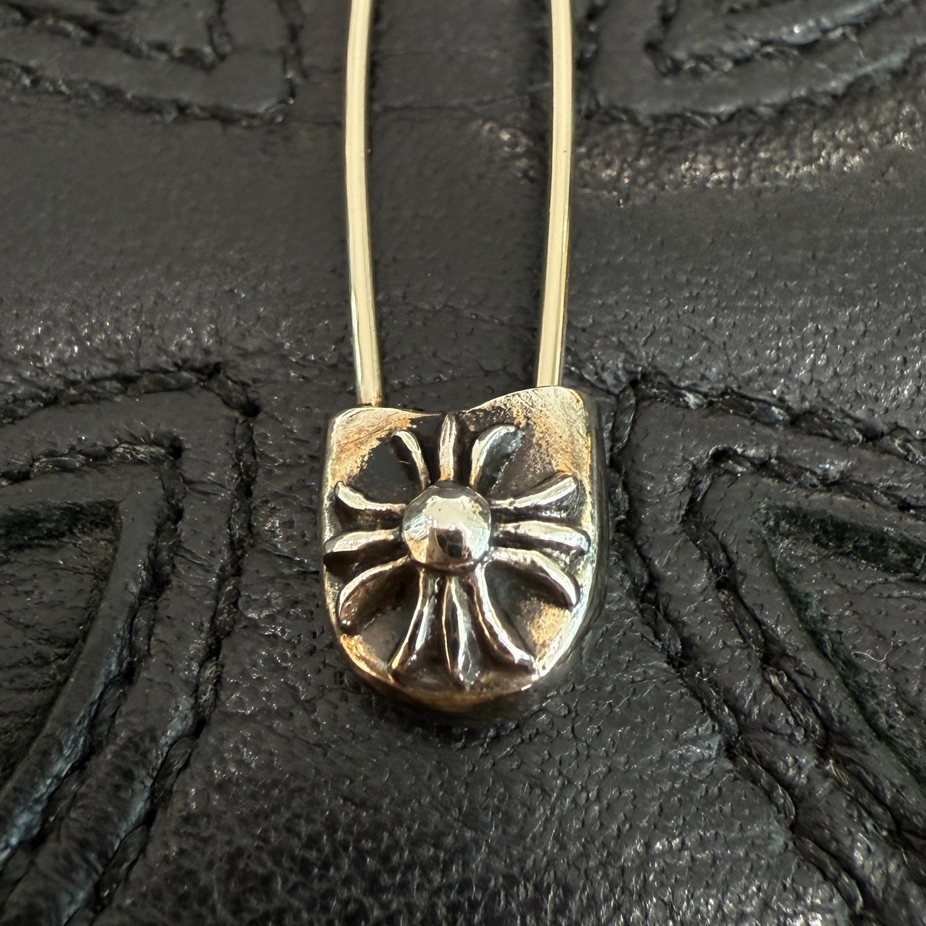 【正規品】 CHROME HEARTS クロムハーツ ペンダントトップ CHROME HEARTS Safety Pin Pendant Top クロムハーツ セーフティ