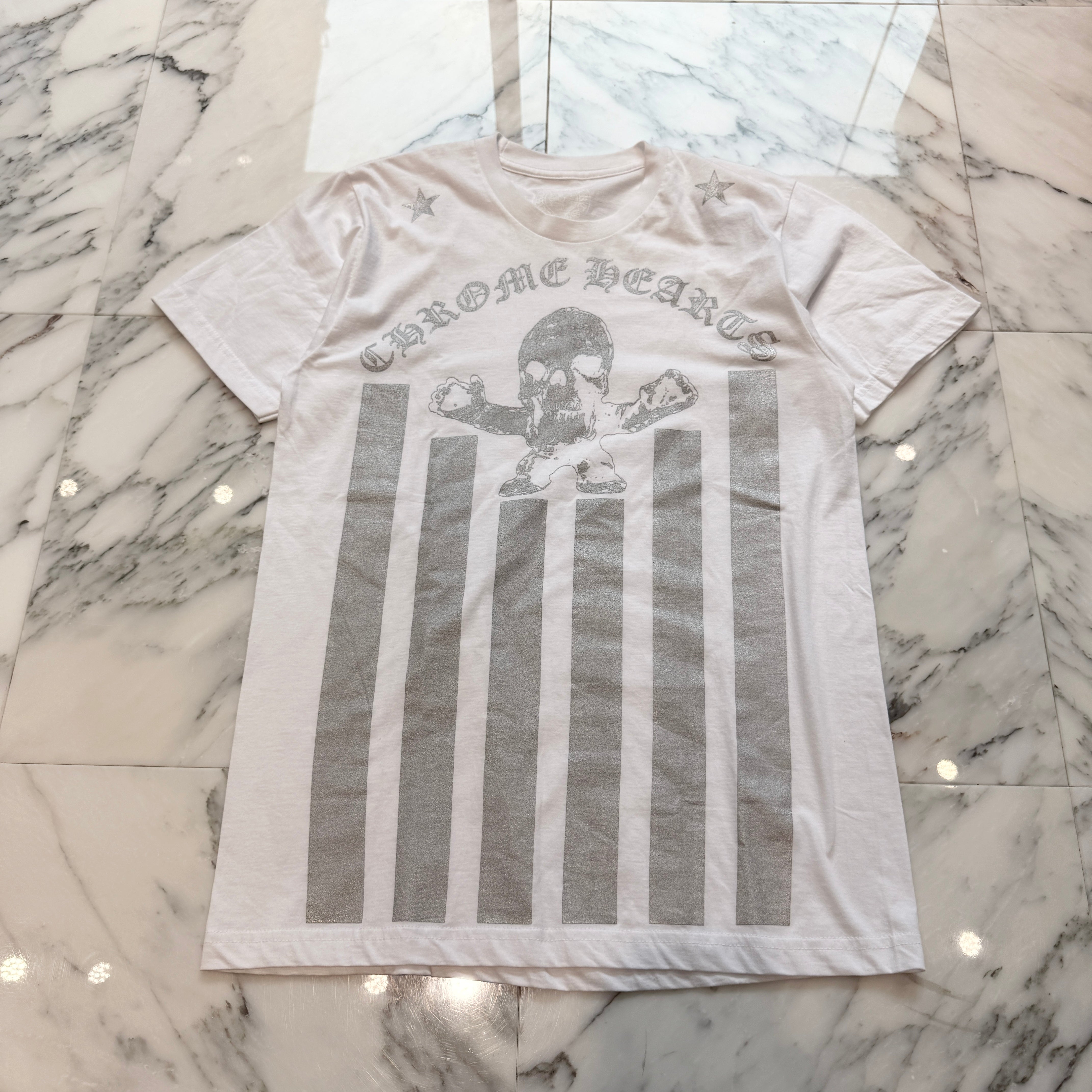 CHROME HEARTS Silver FOTI Harris Tee Size M クロムハーツ シルバー フォティ ハリス Tシャツ サイズM