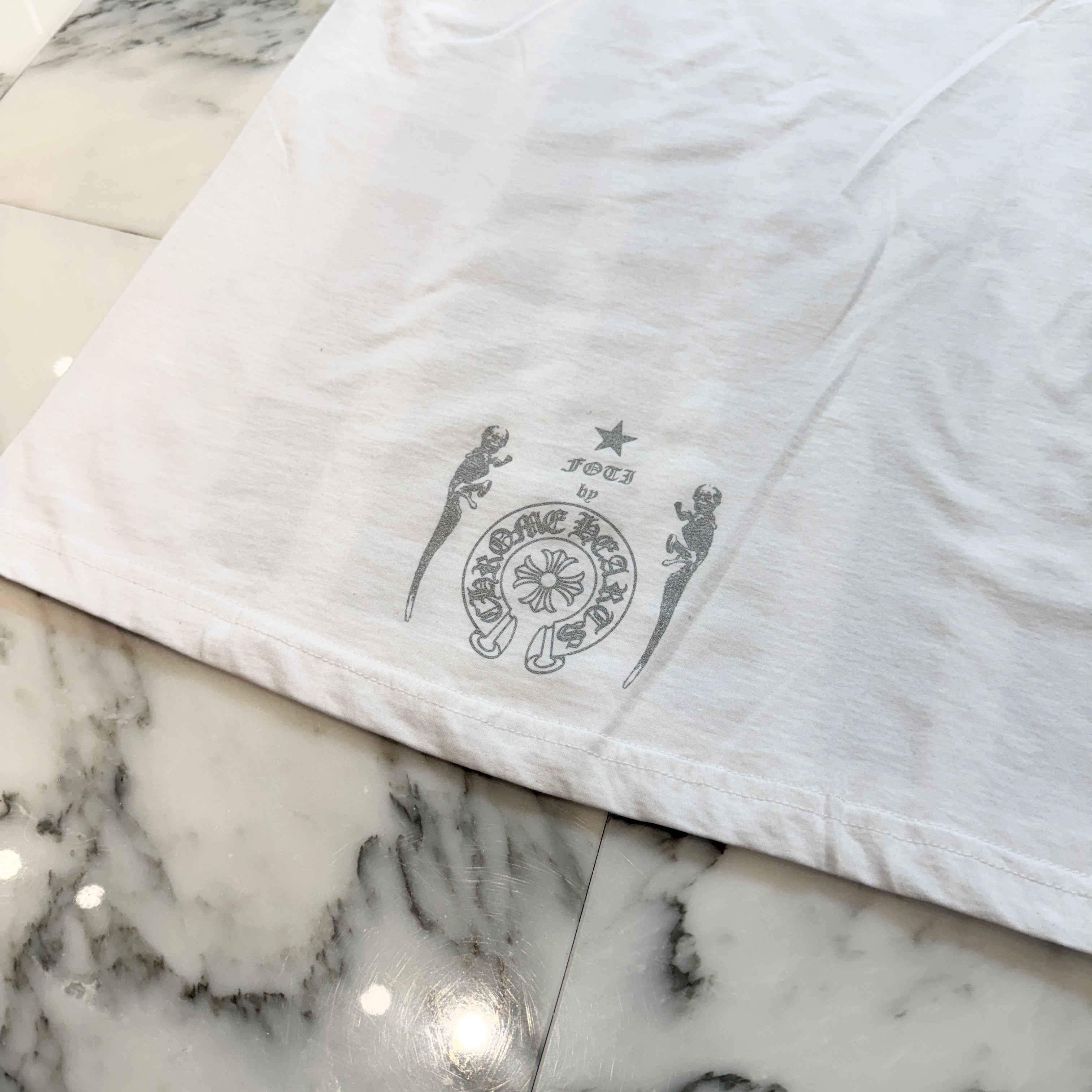 CHROME HEARTS Silver FOTI Harris Tee Size M クロムハーツ シルバー フォティ ハリス Tシャツ サイズM