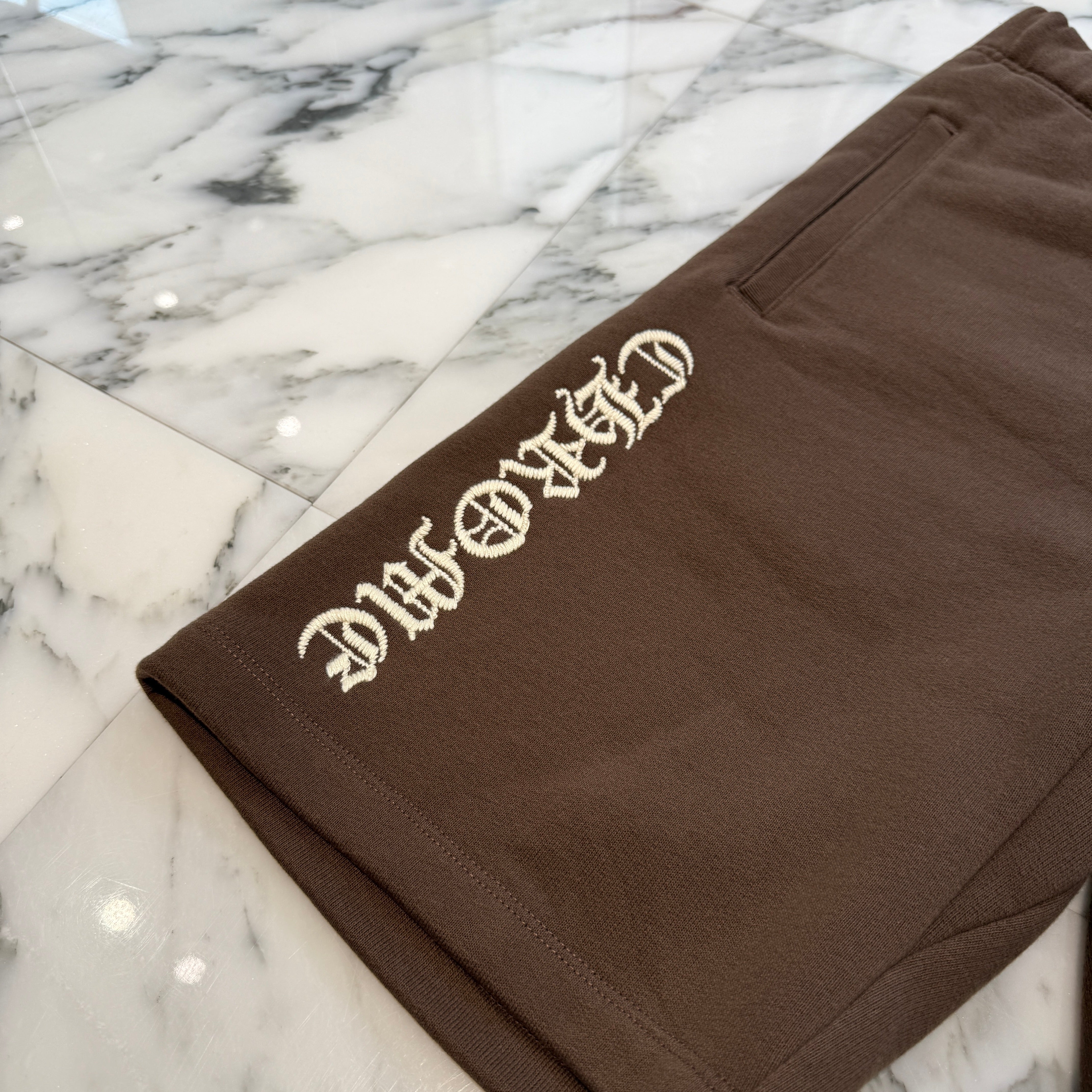 CHROME HEARTS Y NOT SLO RIDE Logo Sweat Half Pants Size S クロムハーツ ワイノット スローライド ロゴ スウェットハーフパンツ サイズS