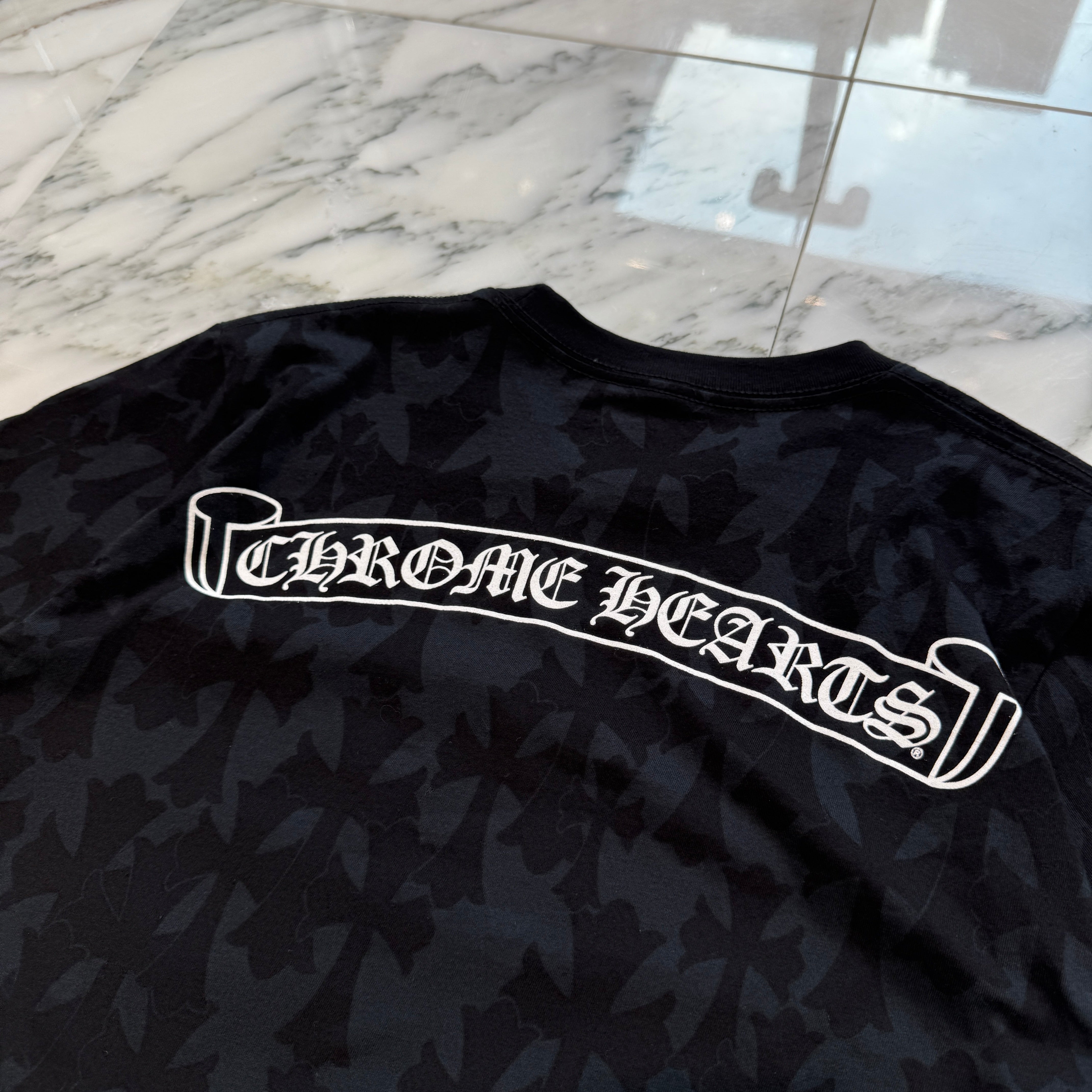 CHROME HEARTS 2024SS Graveyard Cemetery Cross Tee Size M クロムハーツ グレイブヤードセメタリークロス Tシャツ サイズM