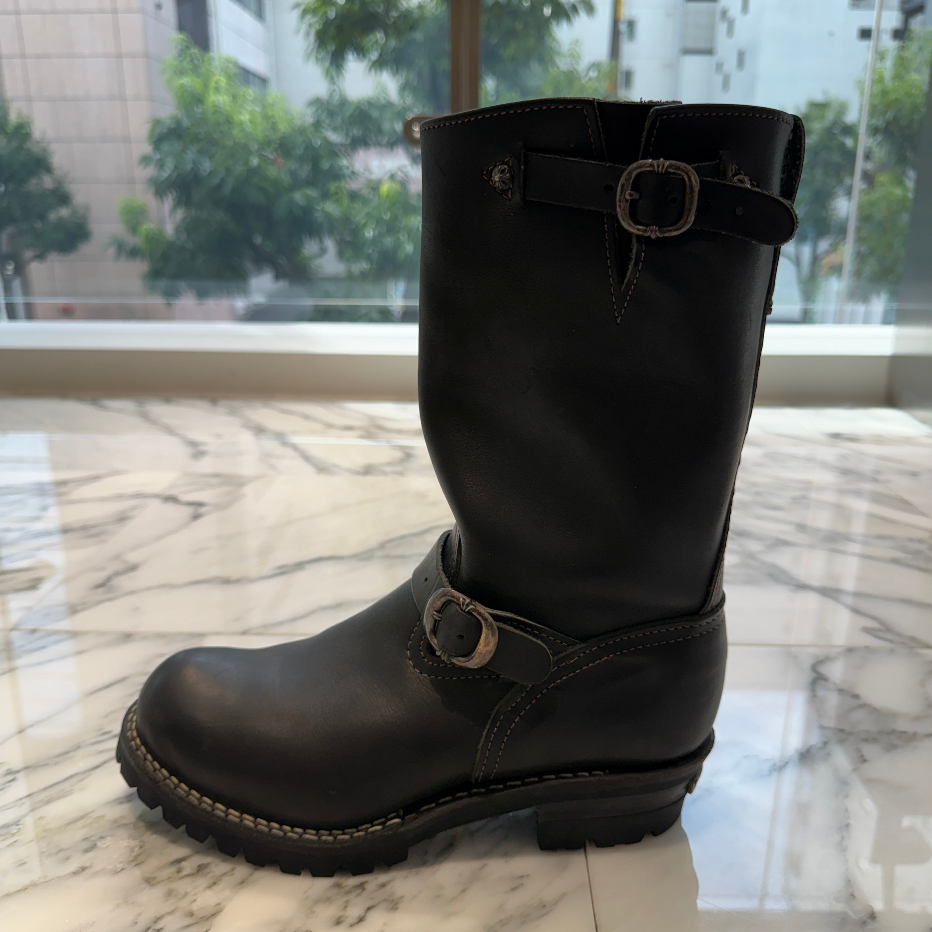 CHROME HEARTS × WESCO Custom BOSS Gunslinger Leather Engineer
