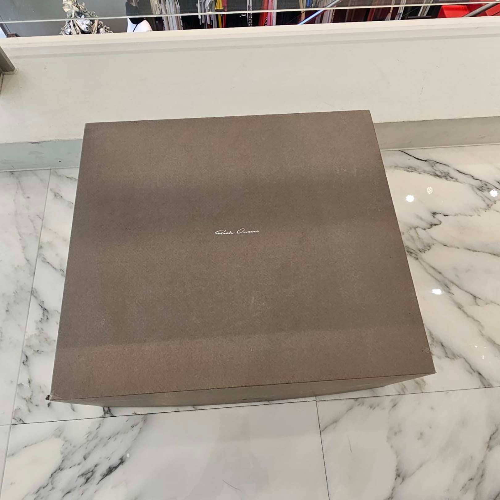 CHROME HEARTS × Rick Owens Geobasket Leather Sneakers Size 41 1/2 クロムハーツ×リックオーエンス ジオバスケット レザースニーカー サイズ41 1/2