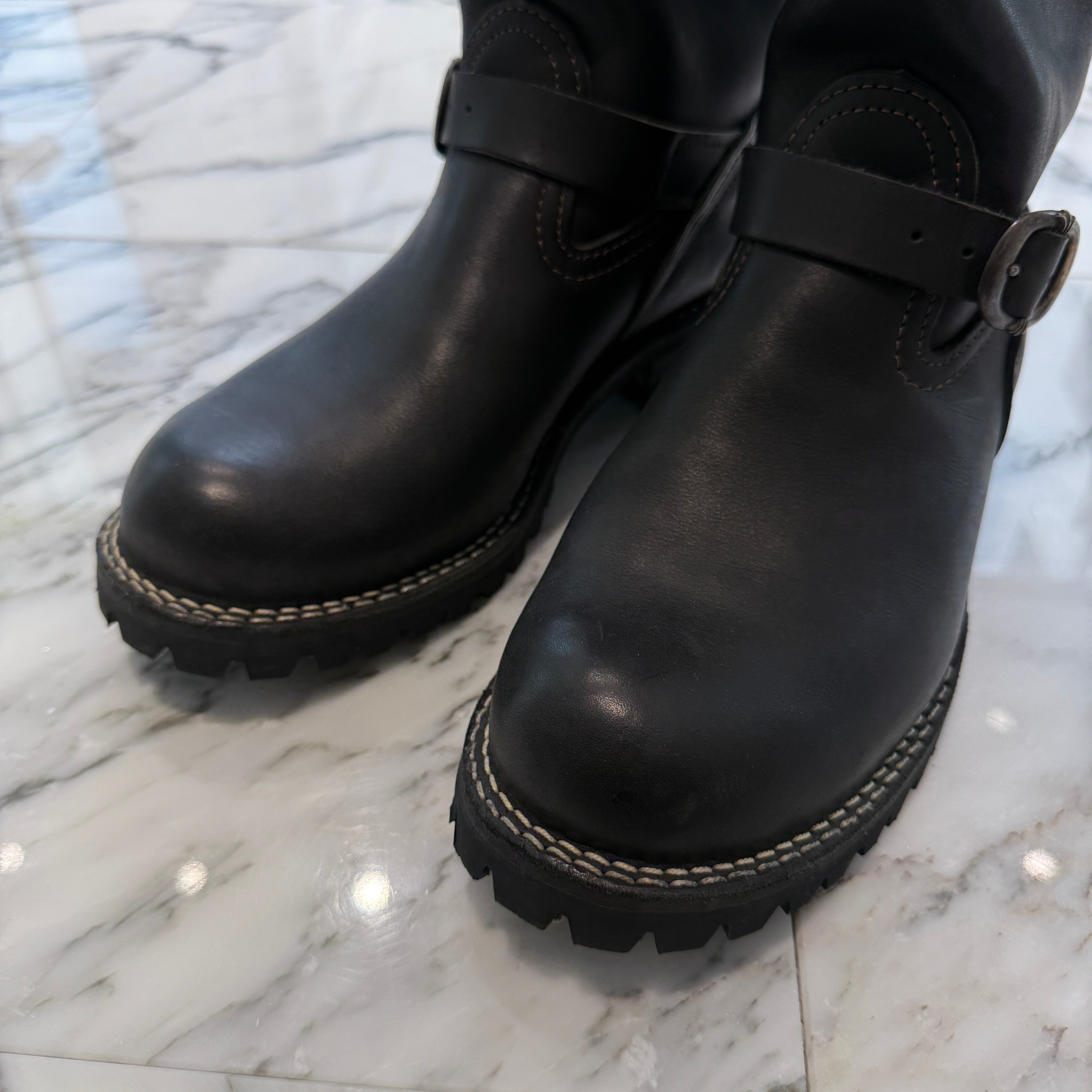 CHROME HEARTS × WESCO Custom BOSS Gunslinger Leather Engineer Boots Size 10 1/2D(28.5cm-29.0cm) クロムハーツ × ウエスコ カスタム ボス ガンスリンガー レザーエンジニアブーツ サイズ10 1/2D(28.5cm-29.0cm)