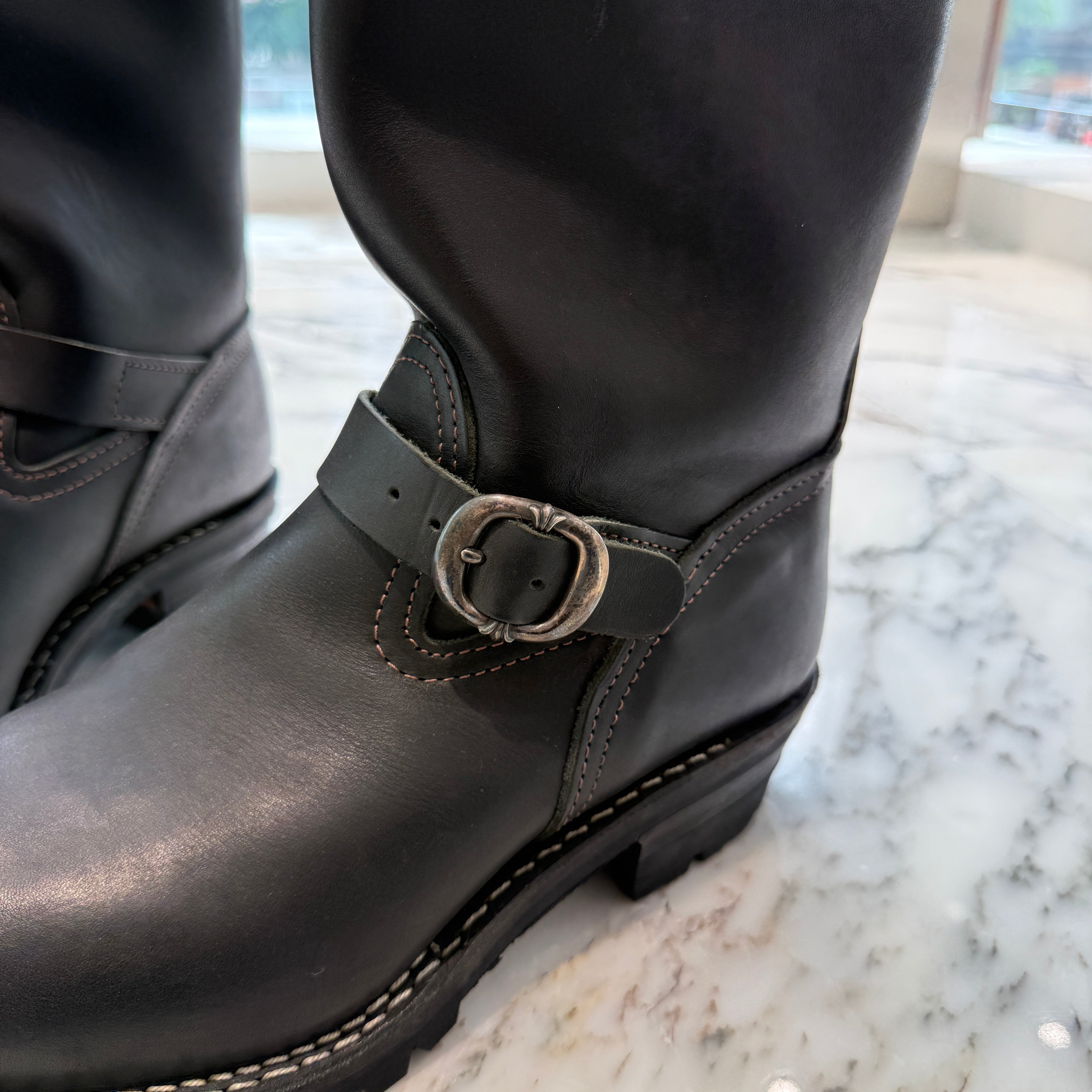 CHROME HEARTS × WESCO Custom BOSS Gunslinger Leather Engineer Boots Size 10 1/2D(28.5cm-29.0cm) クロムハーツ × ウエスコ カスタム ボス ガンスリンガー レザーエンジニアブーツ サイズ10 1/2D(28.5cm-29.0cm)