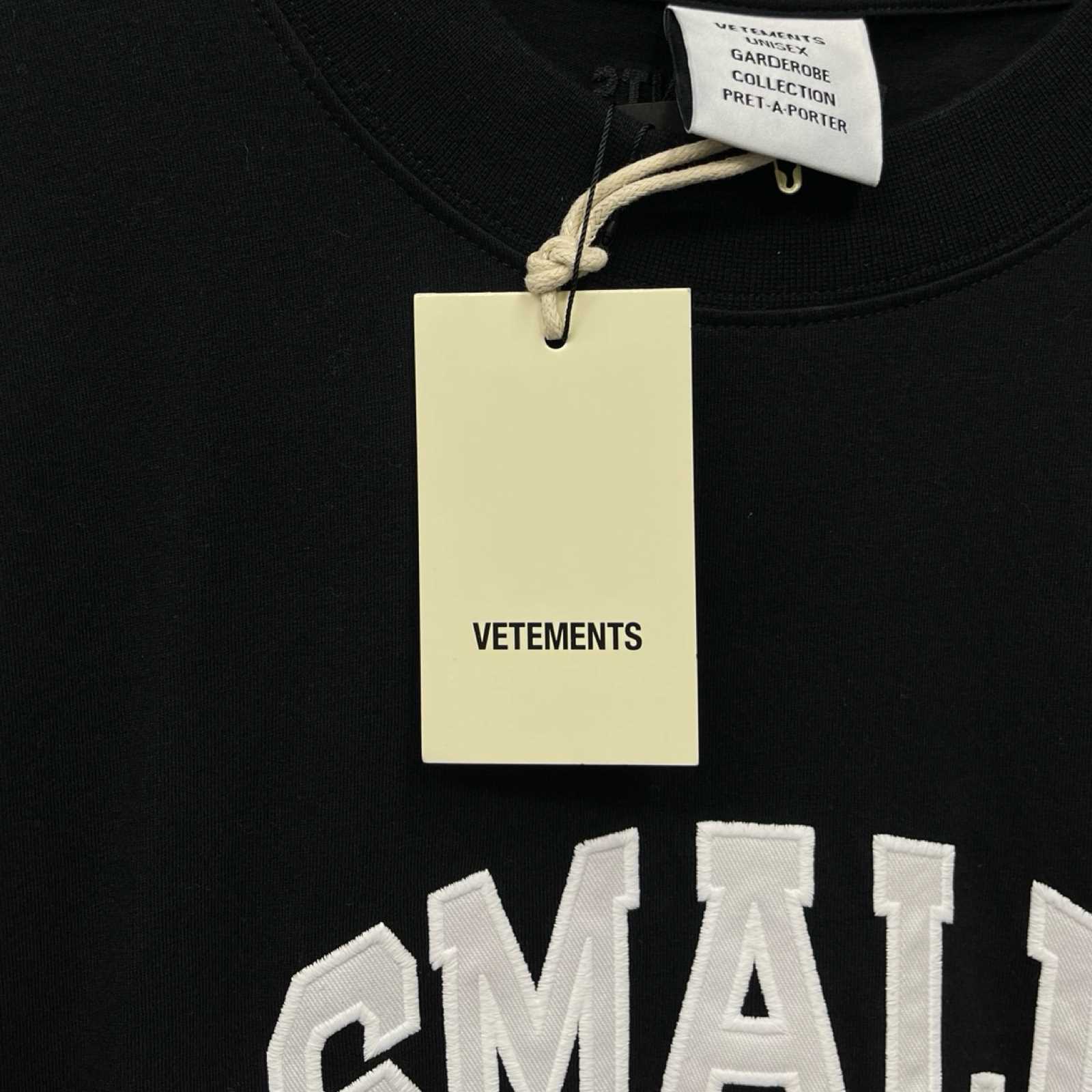VETEMENTS 2023SS Small Logo Tee UE63TR800B Size OS