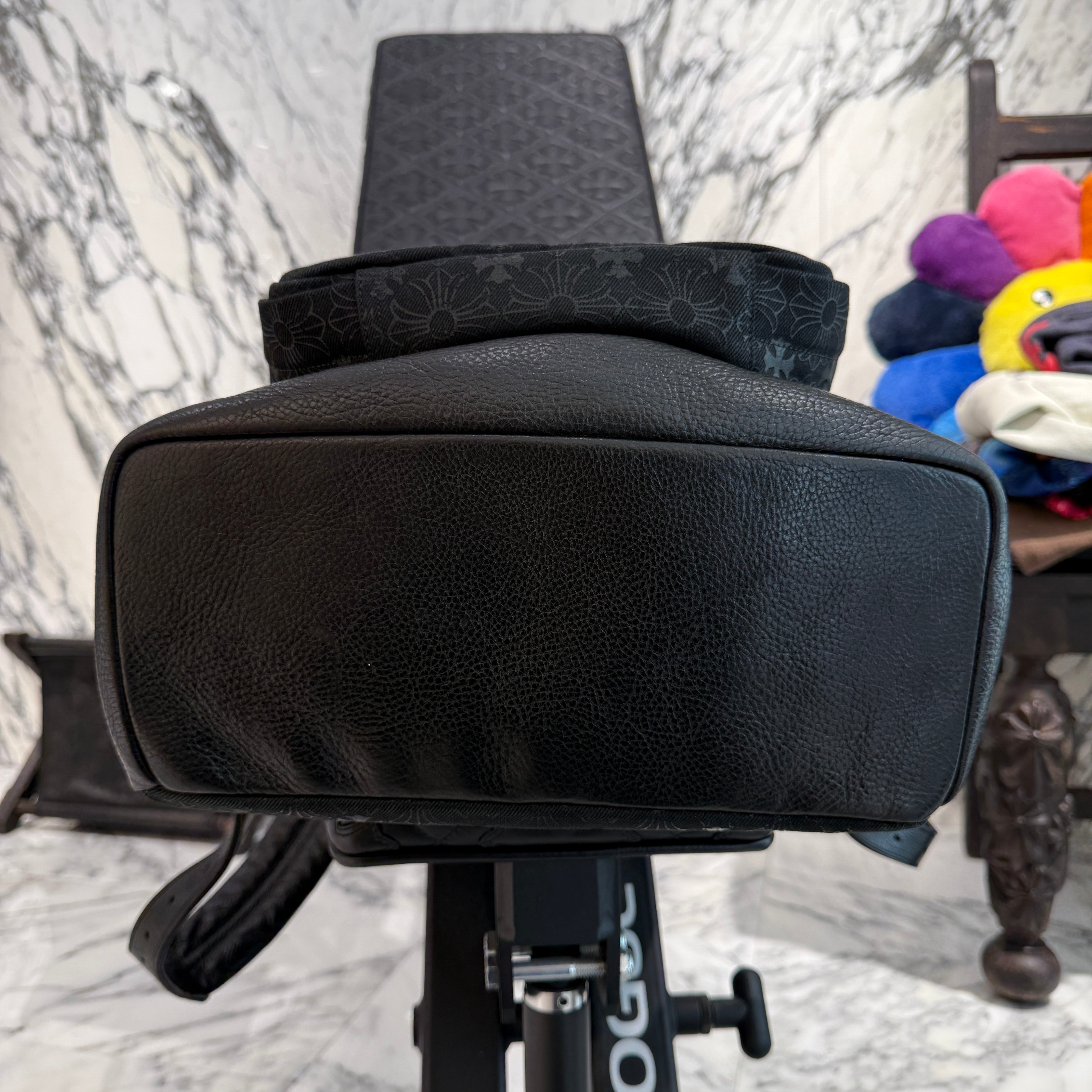 CHROME HEARTS 7TH GRADE DENIM CH Plus Backpack クロムハーツ セブンスグレード デニム CHプラス総柄 バックパック リュックサック