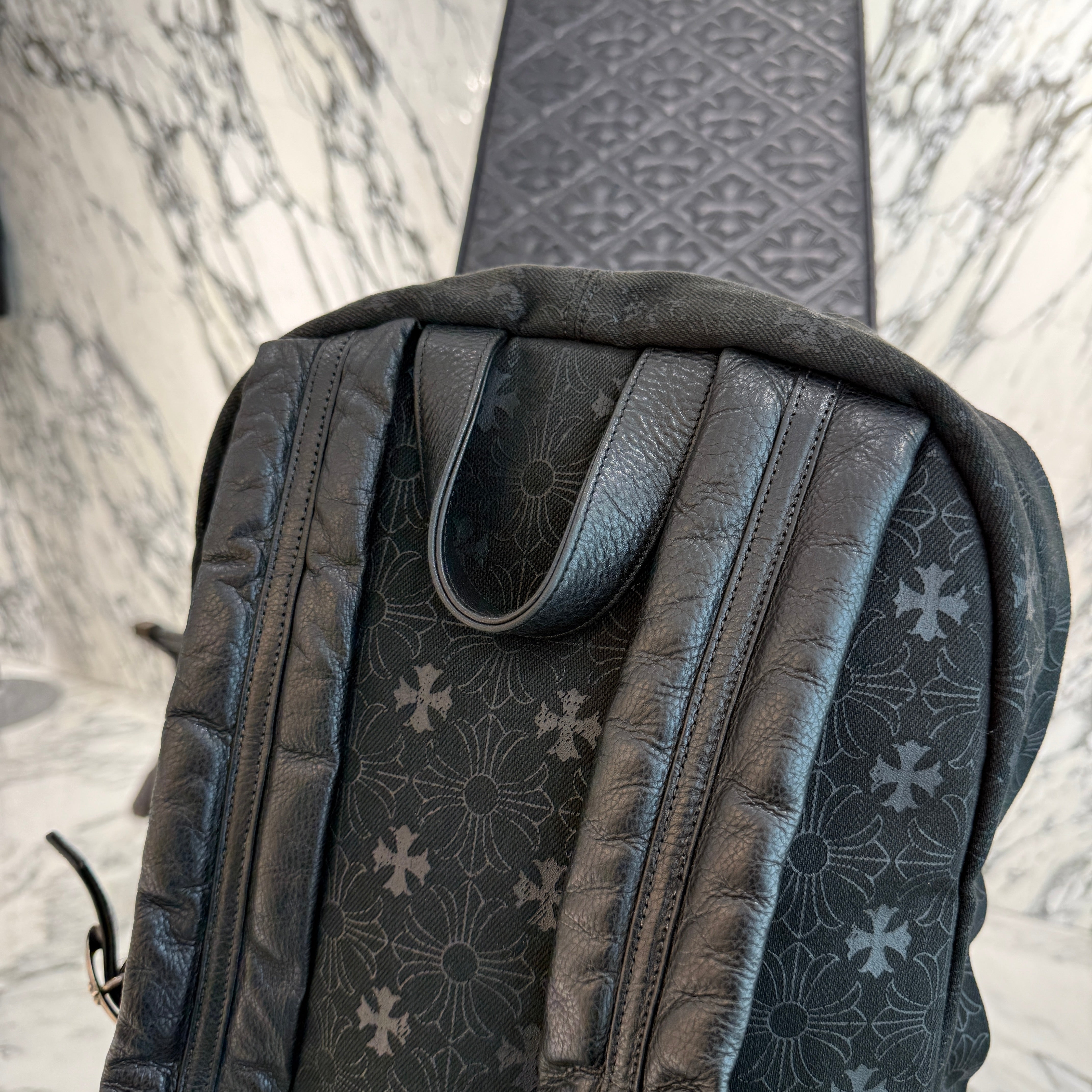 CHROME HEARTS 7TH GRADE DENIM CH Plus Backpack クロムハーツ
