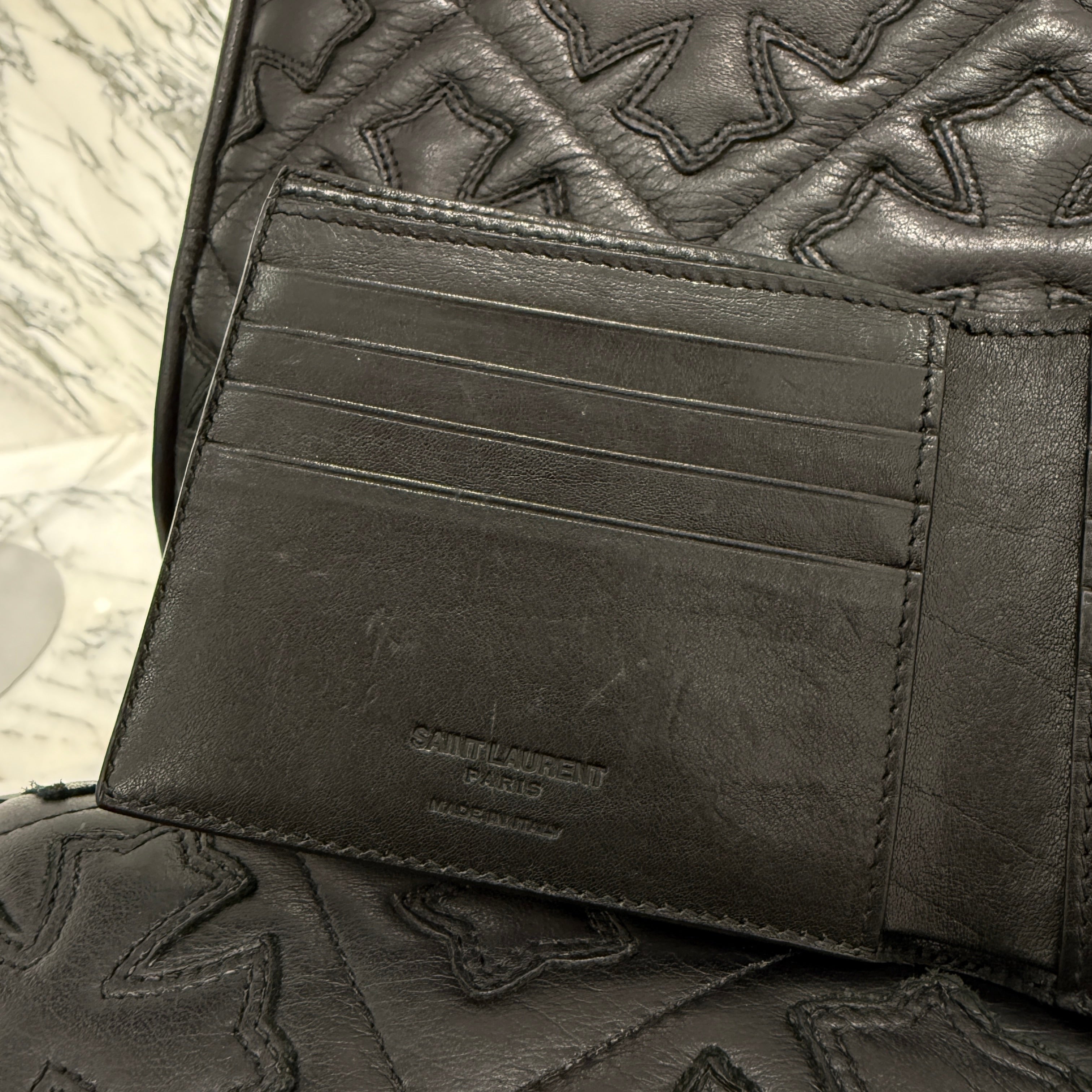 SAINT LAURENT PARIS Mono Baby Cat Wallet 340837 サンローランパリ モノベビーキャット ウォレット