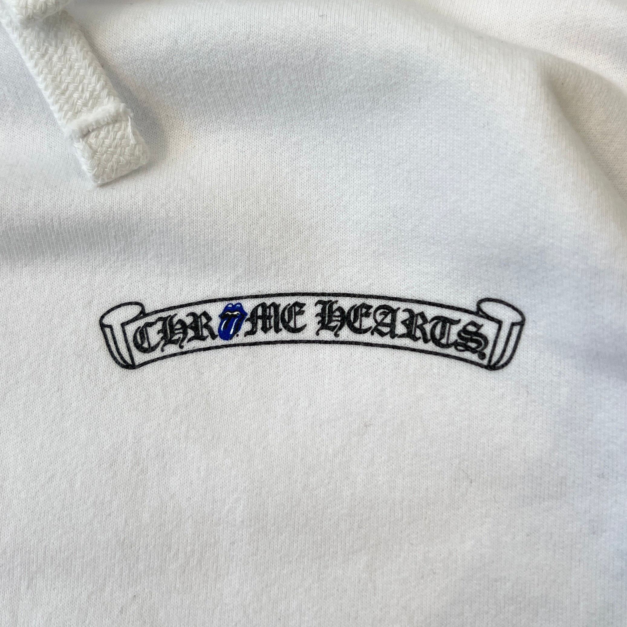 CHROME HEARTS × The Rolling Stones Lip And Tongue Pullover Hoodie Size S クロムハーツ × ローリングストーンズ リップアンドタン プルオーバー フーディ サイズS